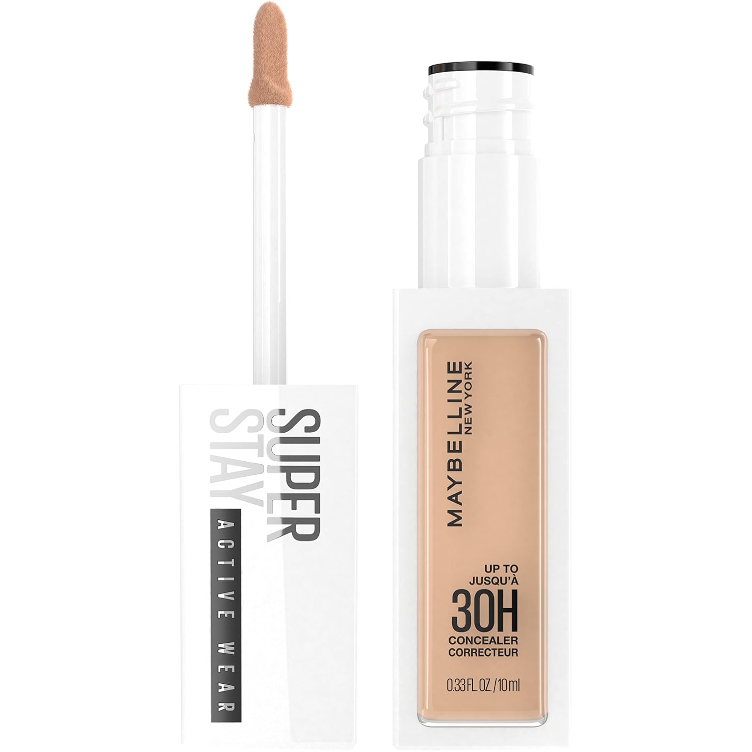Maybelline Super Stay Liquid Concealer Makeup, Full Coverage Concealer, Up to 30 Hour Wear, Transfer Resistant, Natural Matte Finish, Oil-free, Available in 16 Shades, 25, 1 Count - Image 2