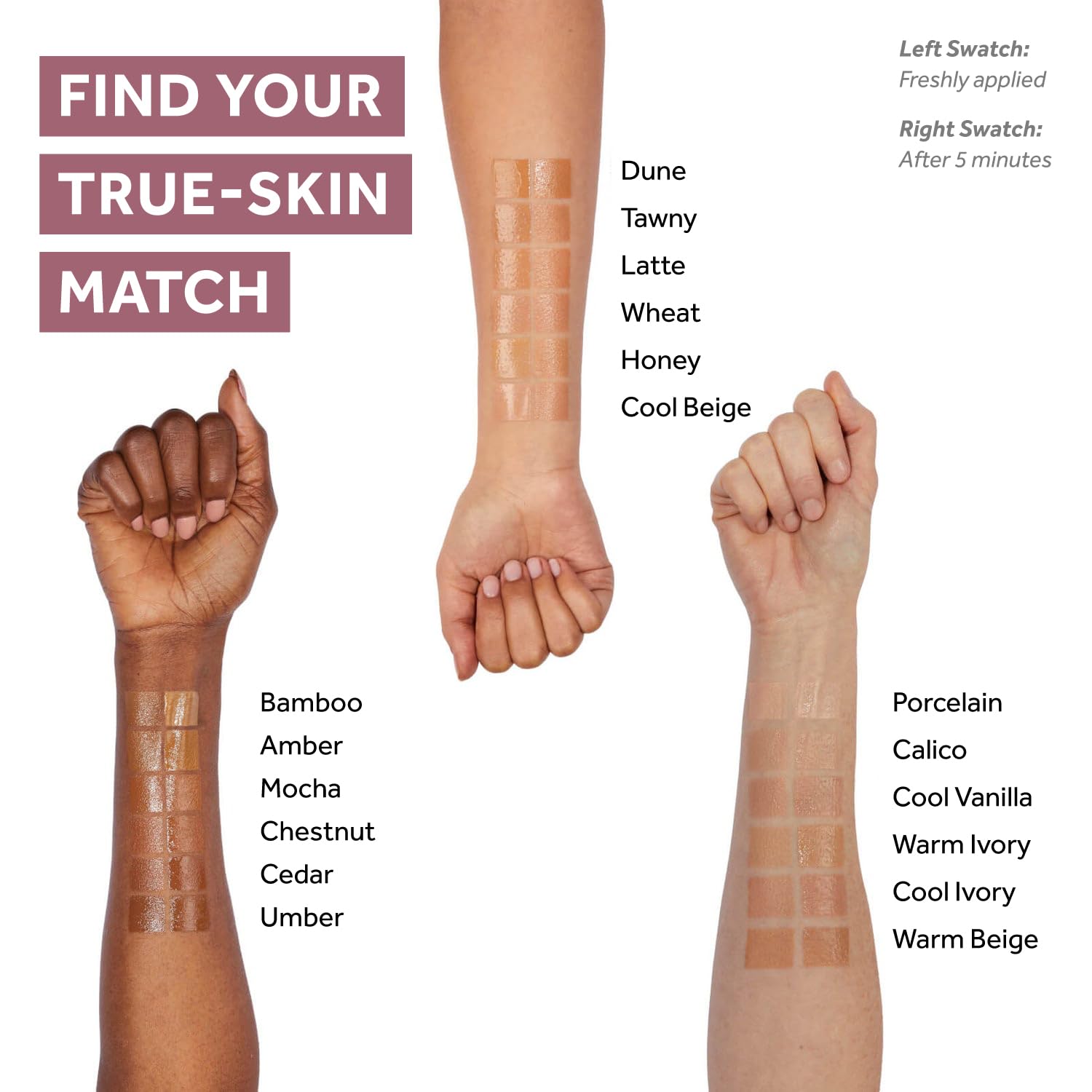 No7 Restore & Renew Multi Action Serum Foundation - Warm Beige - Liquid Foundation Makeup with Vitamin C, Vitamin E & Collagen for Face - Beauty Skin Serum Formula with Medium Coverage (30ml) - Image 4