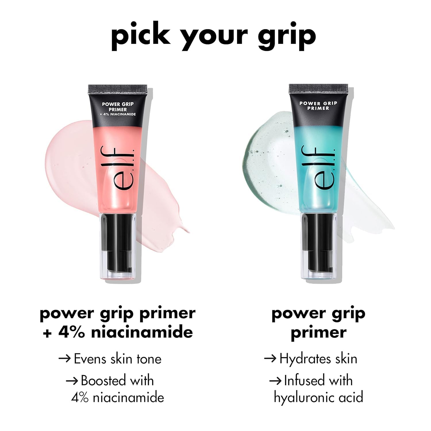 e.l.f. Power Grip Primer Mini, Gel-Based & Hydrating Face Primer For Smoothing Skin & Gripping Makeup, Moisturizes & Primes - Image 5