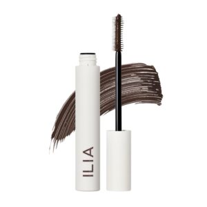 ILIA – Limitless Lash Mascara | Lightweight, Nourishing, Lengthening, Lifting | Flake + Smudge-Resistant | Non-Toxic, Cruelty-Free, Ophthalmologist-Tested, Safe For Sensitive Eyes (Rich Brown)