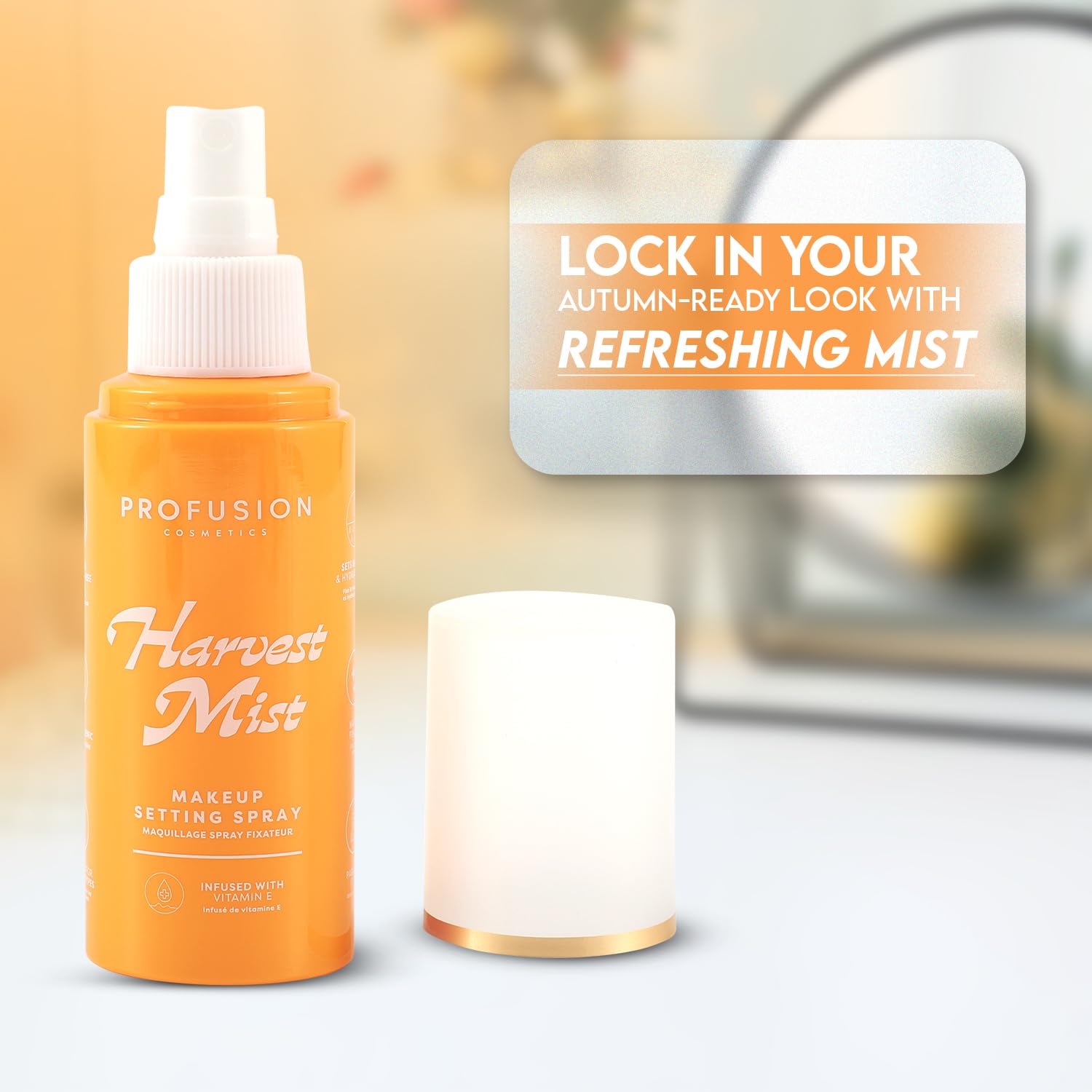 Profusion Cosmetics Harvest Mist Makeup Setting Spray, Matte Finish Face Mist with Refreshing Hydration, Lightweight Formula for All Skin Types, Vegan & Cruelty-Free - Image 6