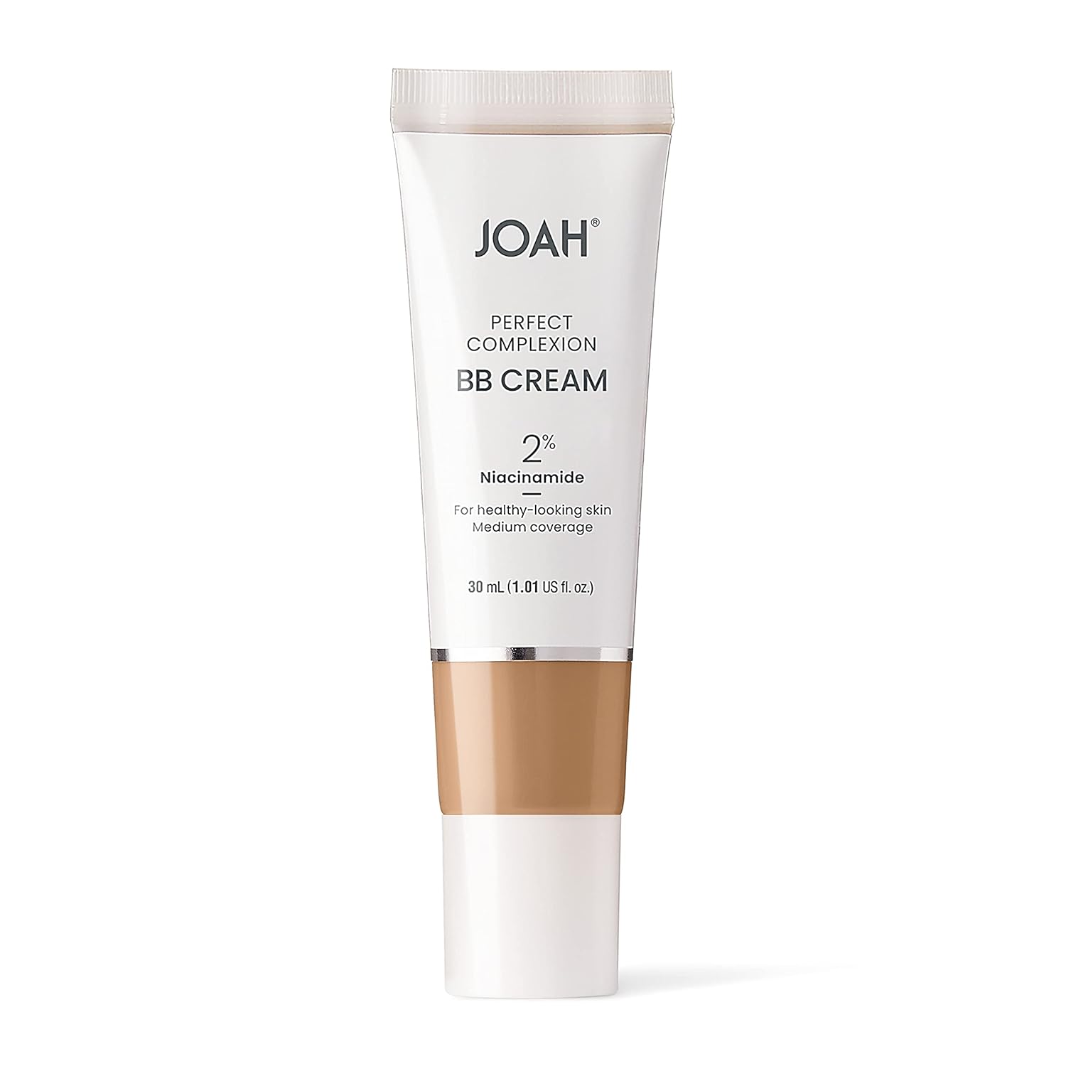 JOAH Beauty Perfect Complexion BB Cream with Hyaluronic Acid and Niaciminade,Korean Makeup with Medium Buildable Coverage,Evens Skin Tone Lightweight Semi Matte Finish Medium with Neutral Undertones - Image 3