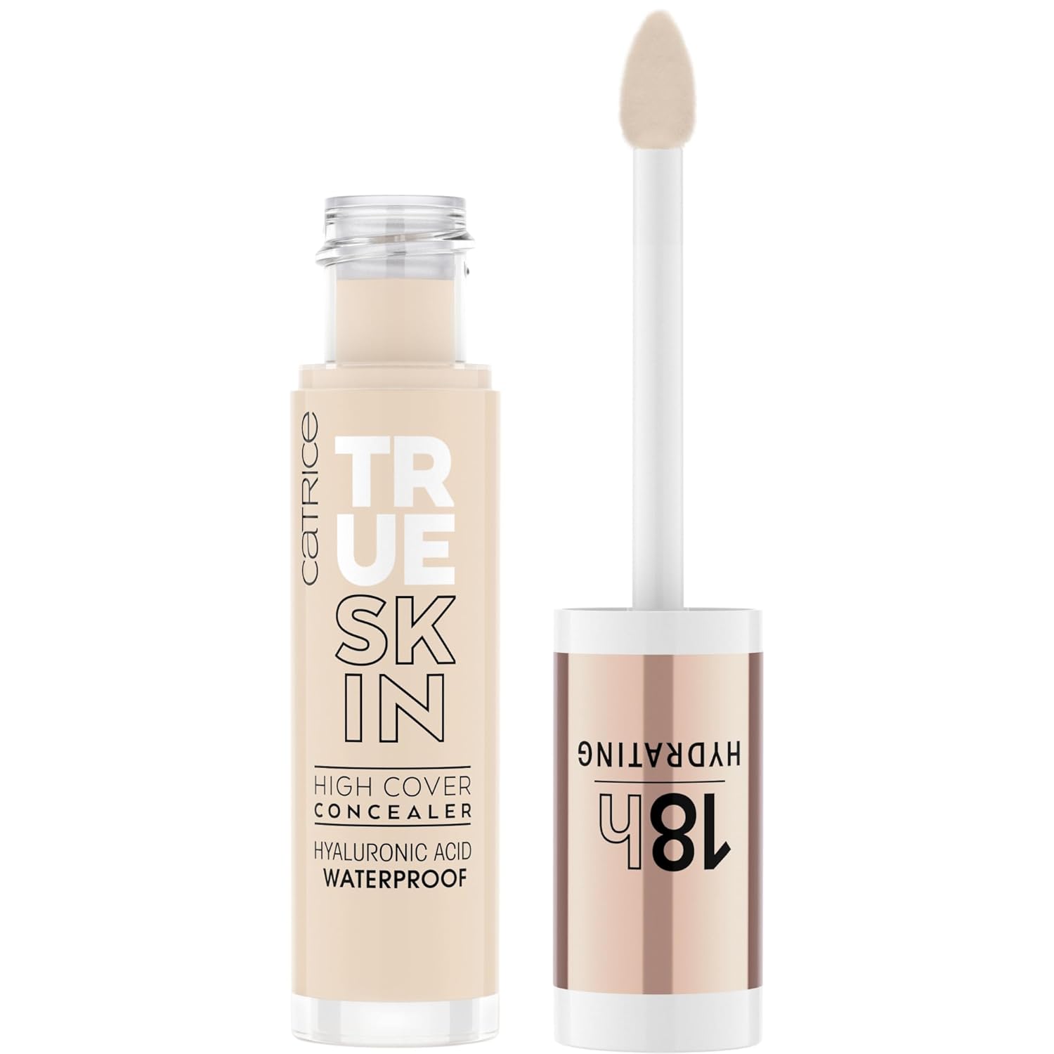 Catrice | True Skin High Cover Concealer (002 | Neutral Ivory) | Waterproof & Lightweight for Soft Matte Look | With Hyaluronic Acid & Lasts Up to 18 Hours | Vegan, Cruelty Free - Image 2
