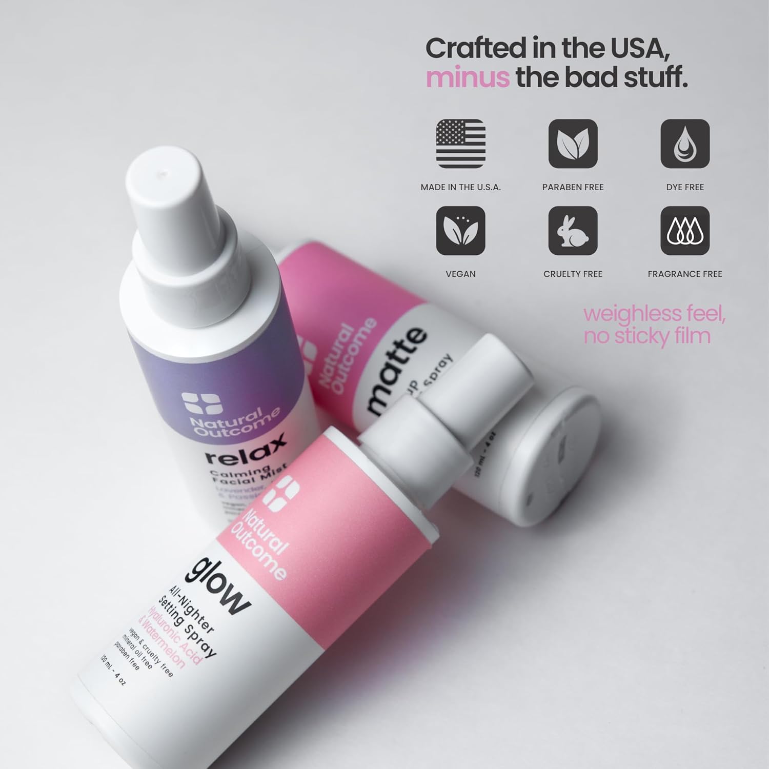 Matte Makeup Setting Spray | Mattifying Lock In Makeup Mist Keeps Fresh All Day | Add Vibrance & Shine to Your Look | Oil-Free Vegan Formula for All Skin Types | 4 oz - Image 7