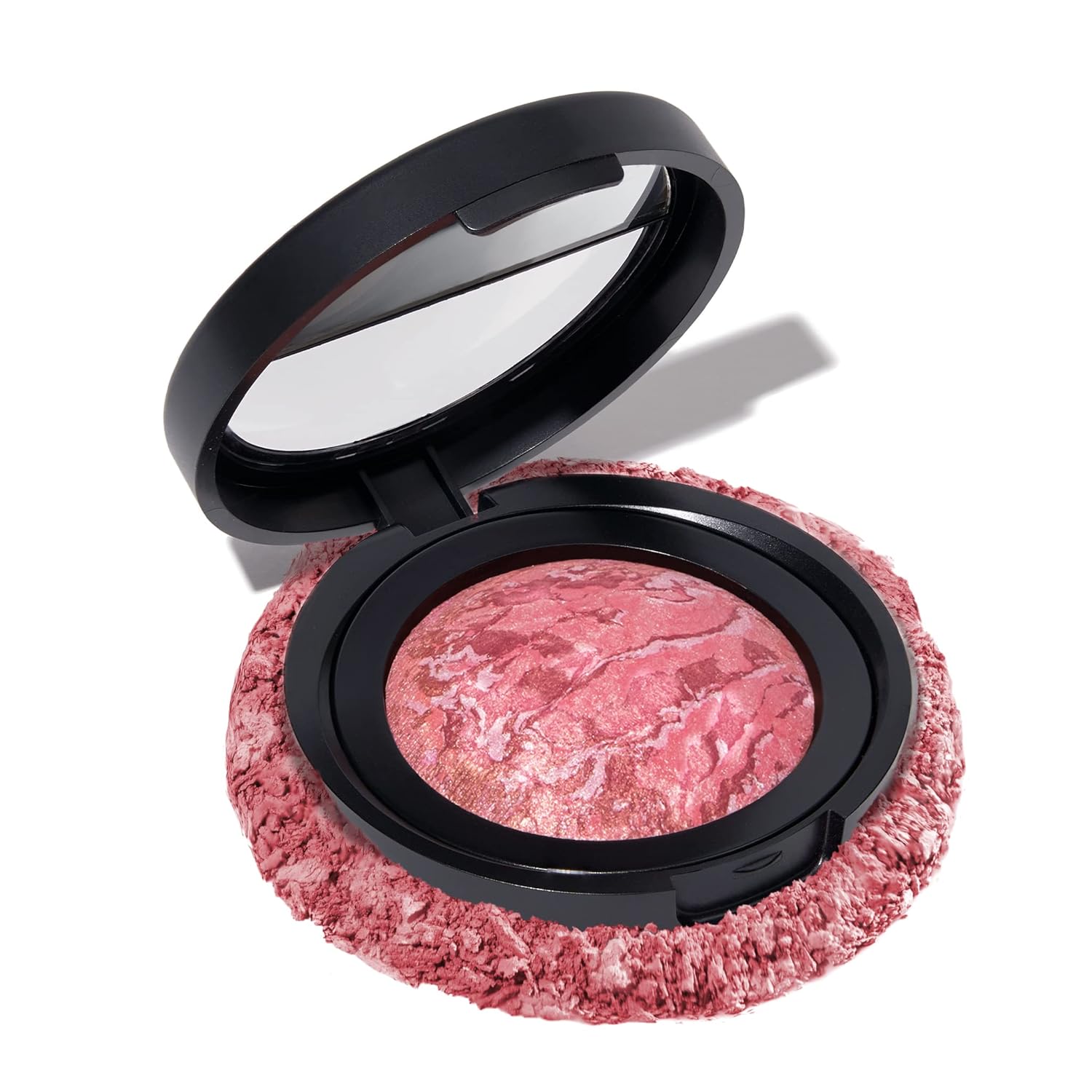 LAURA GELLER NEW YORK Baked Blush-n-Brighten Marbleized Blush for Cheeks - Tropic Hues - Satin Finish - Buildable Color - Image 2