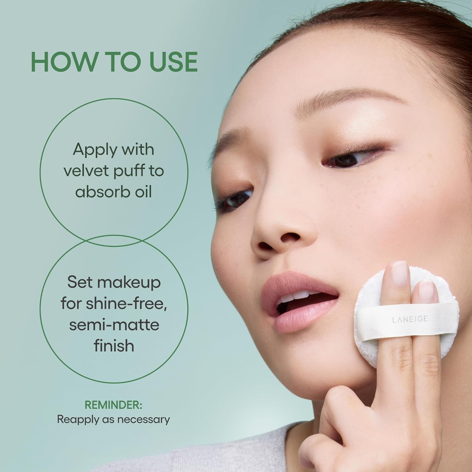 LANEIGE Neo Blurring Powder: Korean Oil-Control Compact with Pore Blurring, Smoothing Finish & Travel-Friendly, No-Spill Packaging - Image 7