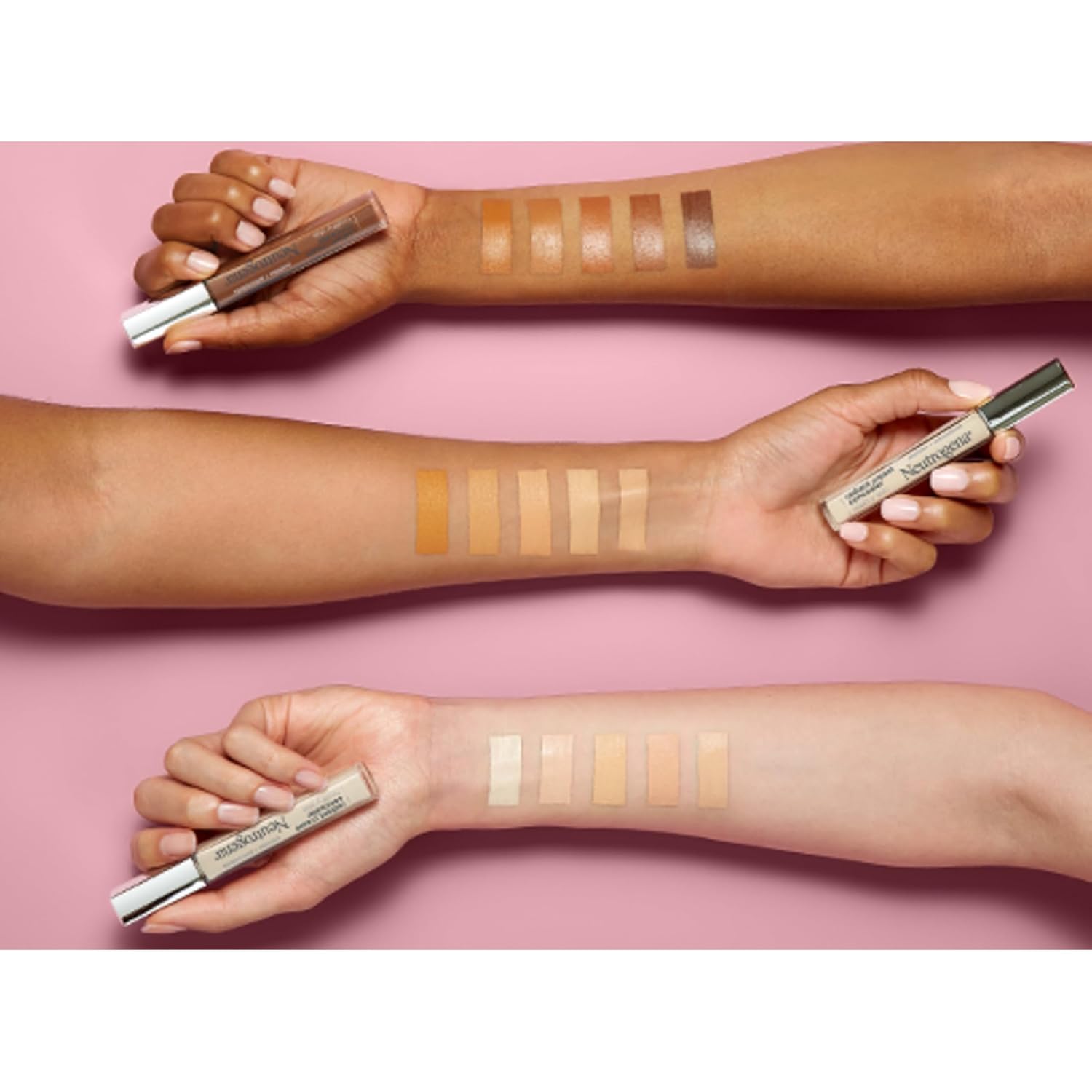 Neutrogena Healthy Skin Radiant Brightening Cream Concealer with Peptides & Vitamin E Antioxidant,Lightweight Perfecting Concealer Cream,Non-Comedogenic,Sugar Light 03 with warm undertones,0.24 oz - Image 5