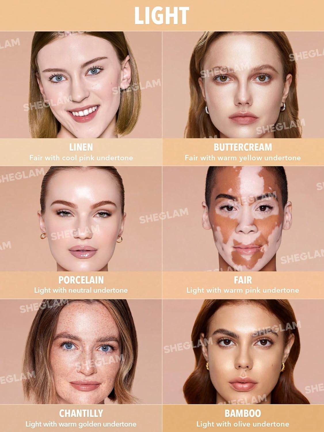 SHEGLAM Skinfinite Hydrating Foundation Flawless Dewy Foundation Hydrating Coverage Invisible Pore Concealer Pore-less Non-Greasy Lightweight Natural Soft Liquid Foundation-Buttercream - Image 4