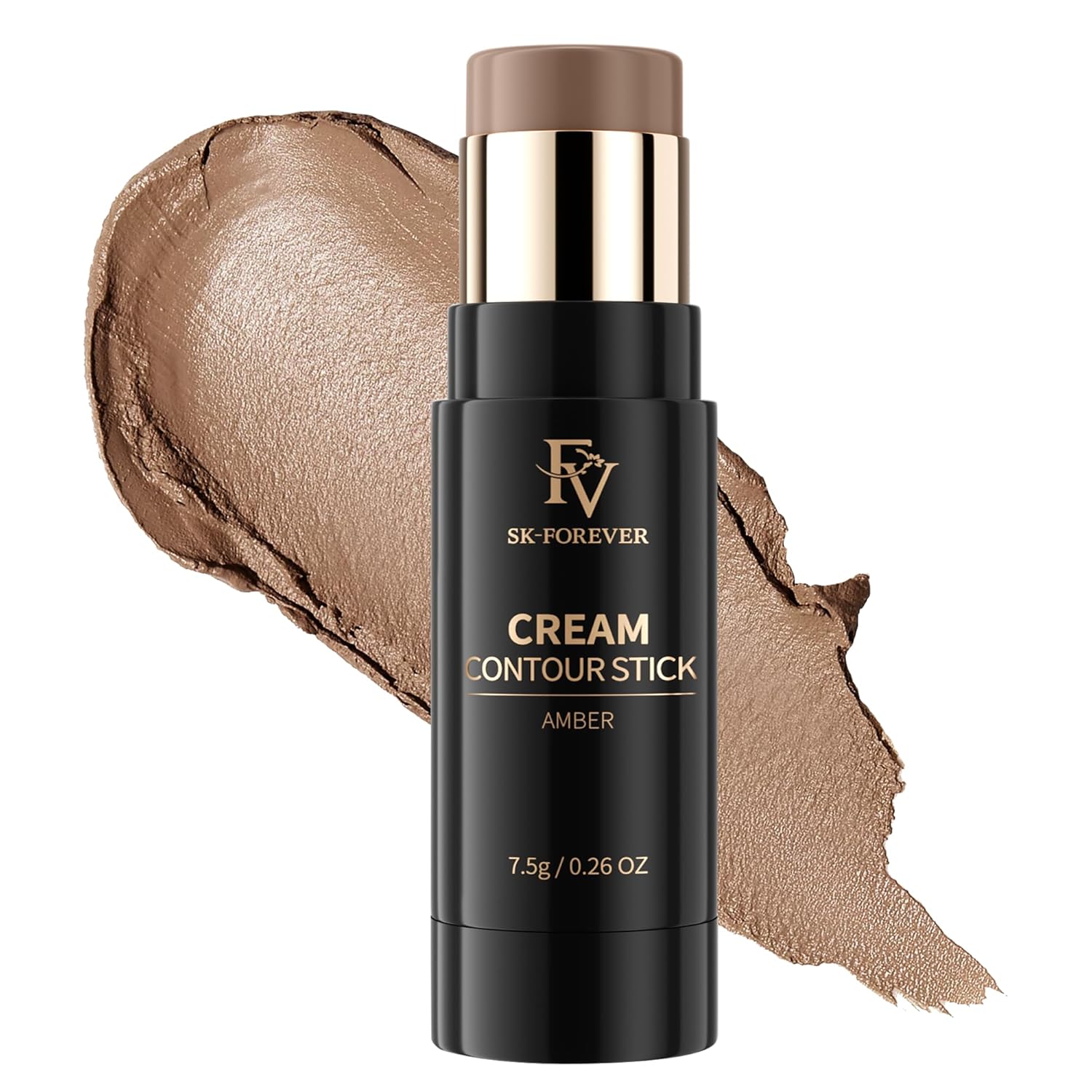 FV Cool Toned Contour Stick, Creamy & Blendable Formula, Highly Pigmented, Long-Lasting for a Natural, Waterproof Finish, Face Sculpting Makeup for Fair/Light Skin, Beginner Friendly, 01 Amber - Image 2