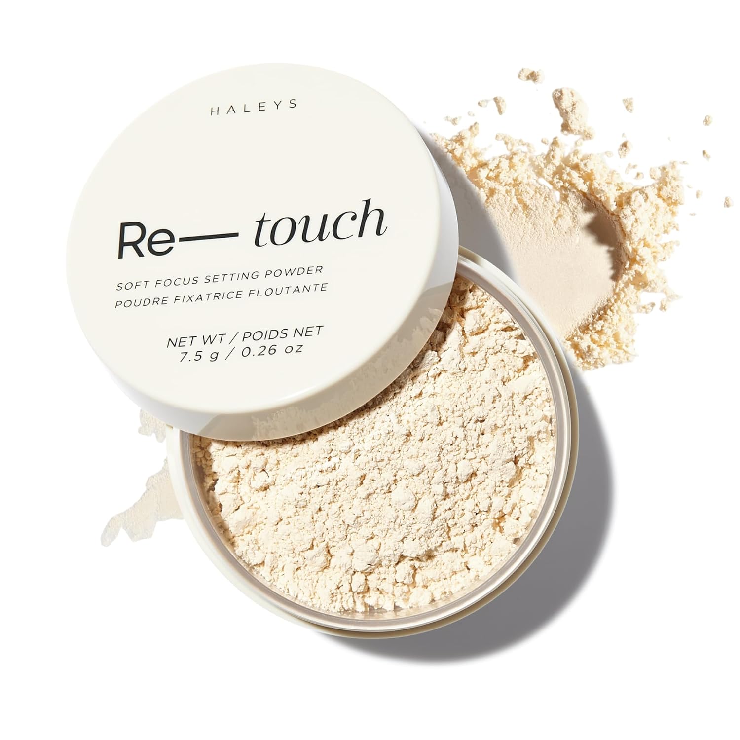 HALEYS Re-touch Setting Powder VEGAN + CRUELTY-FREE, Ultra-Blurring, Lightweight, Non-Caking, Nourishes, Smoothens for Filter-Like Finish, Soft Focus Translucent Loose Powder (Honey Shade) - Image 2