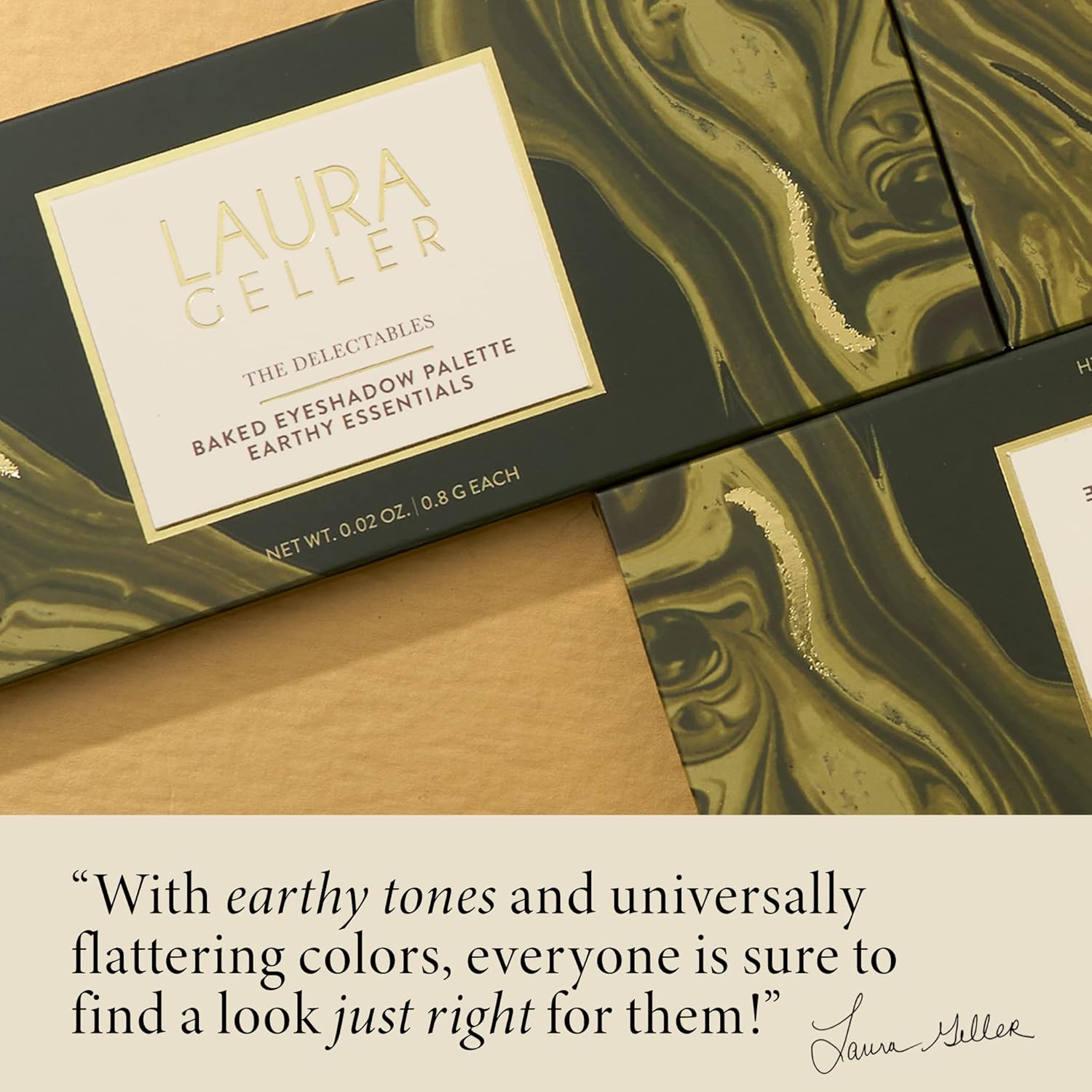 LAURA GELLER NEW YORK The Delectables Earthy Essentials Baked Eyeshadow Palette | 14 Pigmented Eyeshadows Blendable Natural Look - Image 10