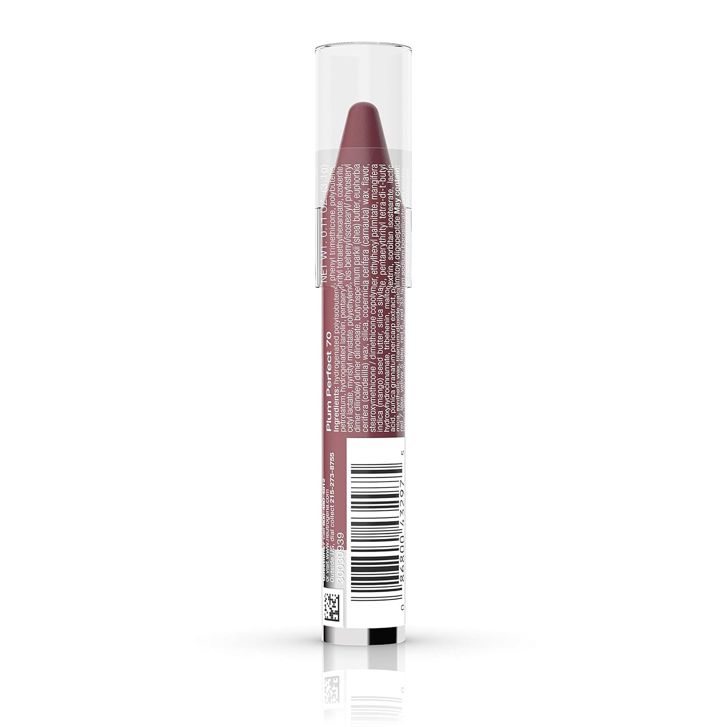 Neutrogena Moisturesmooth Color Lipstick, 70 Plum Perfect, .011 Oz. - Image 8