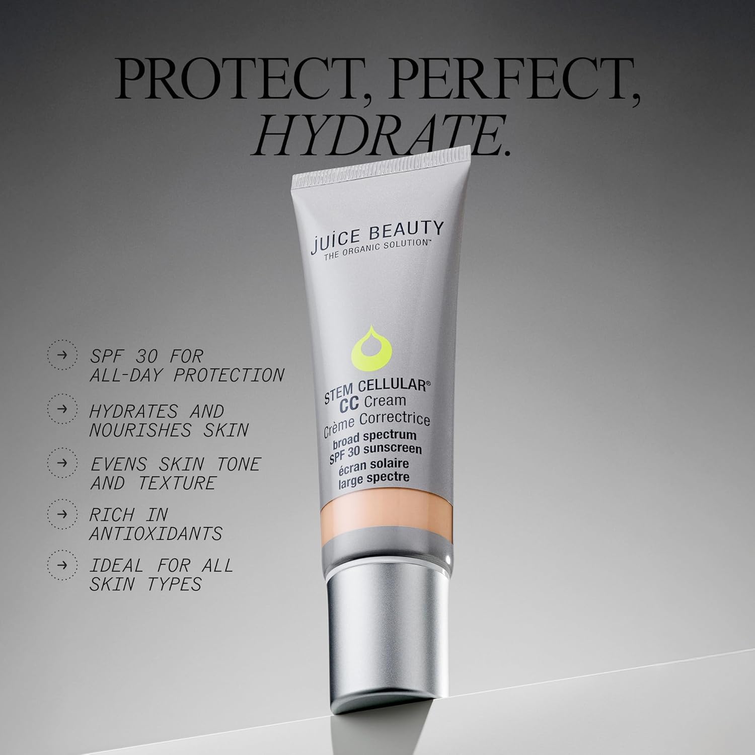 Juice Beauty Stem Cellular CC Cream SPF 30-50 mL - Provides Light Glowing Coverage - Vegan, Cruelty Free, Hydrating - Image 4