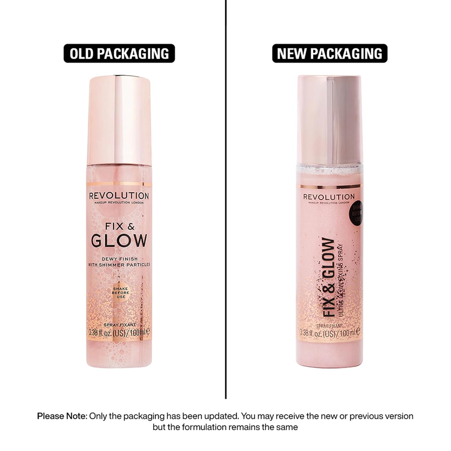 Makeup Revolution Fix & Glow Fixing Spray, Illuminating & Hydrating, Vegan & Cruelty-Free, 3.38 Fl Oz - Image 9