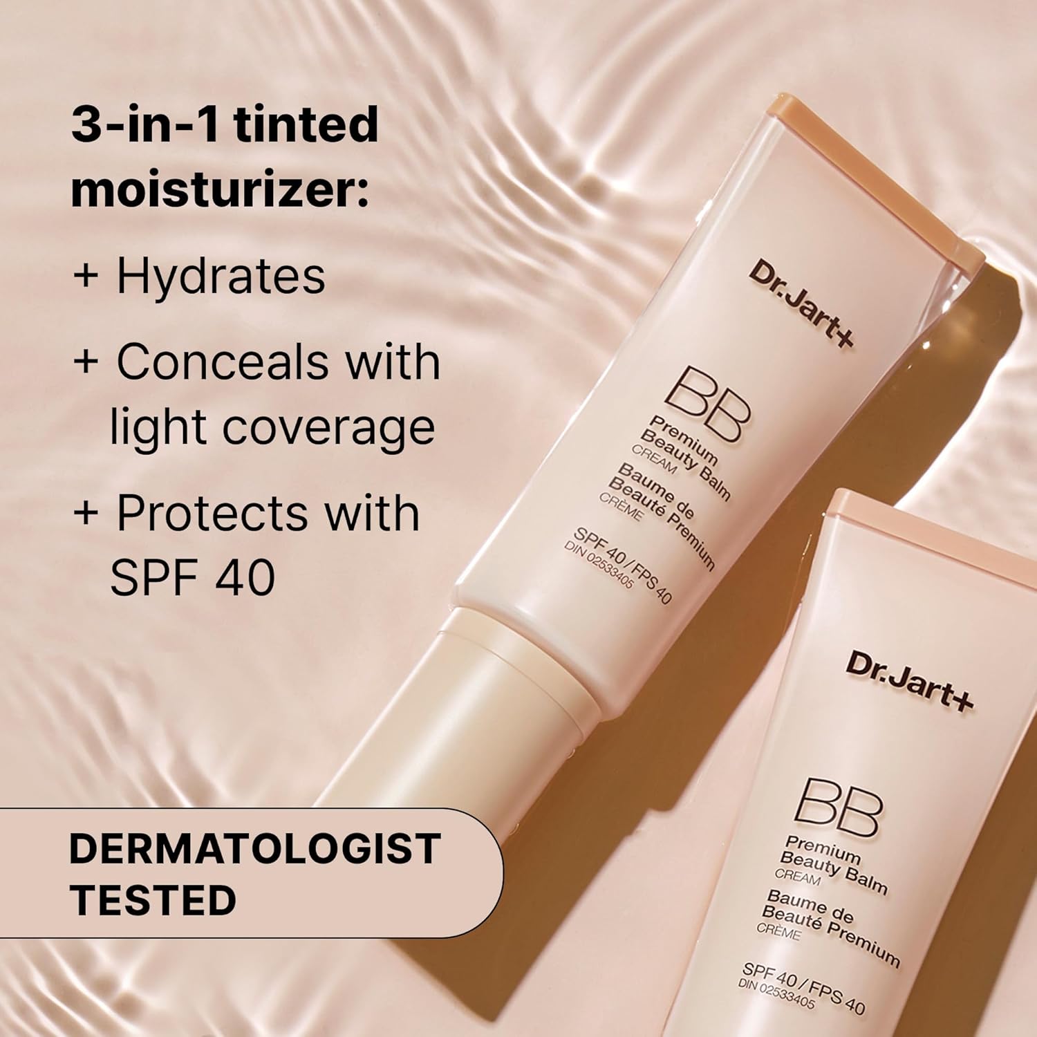 Dr.Jart+ Premium BB Korean Tinted Moisturizer with SPF 40 and Niacinamide | bb cream |Skin Tint | Korean Makeup, 1.35 Fl Oz - Image 7
