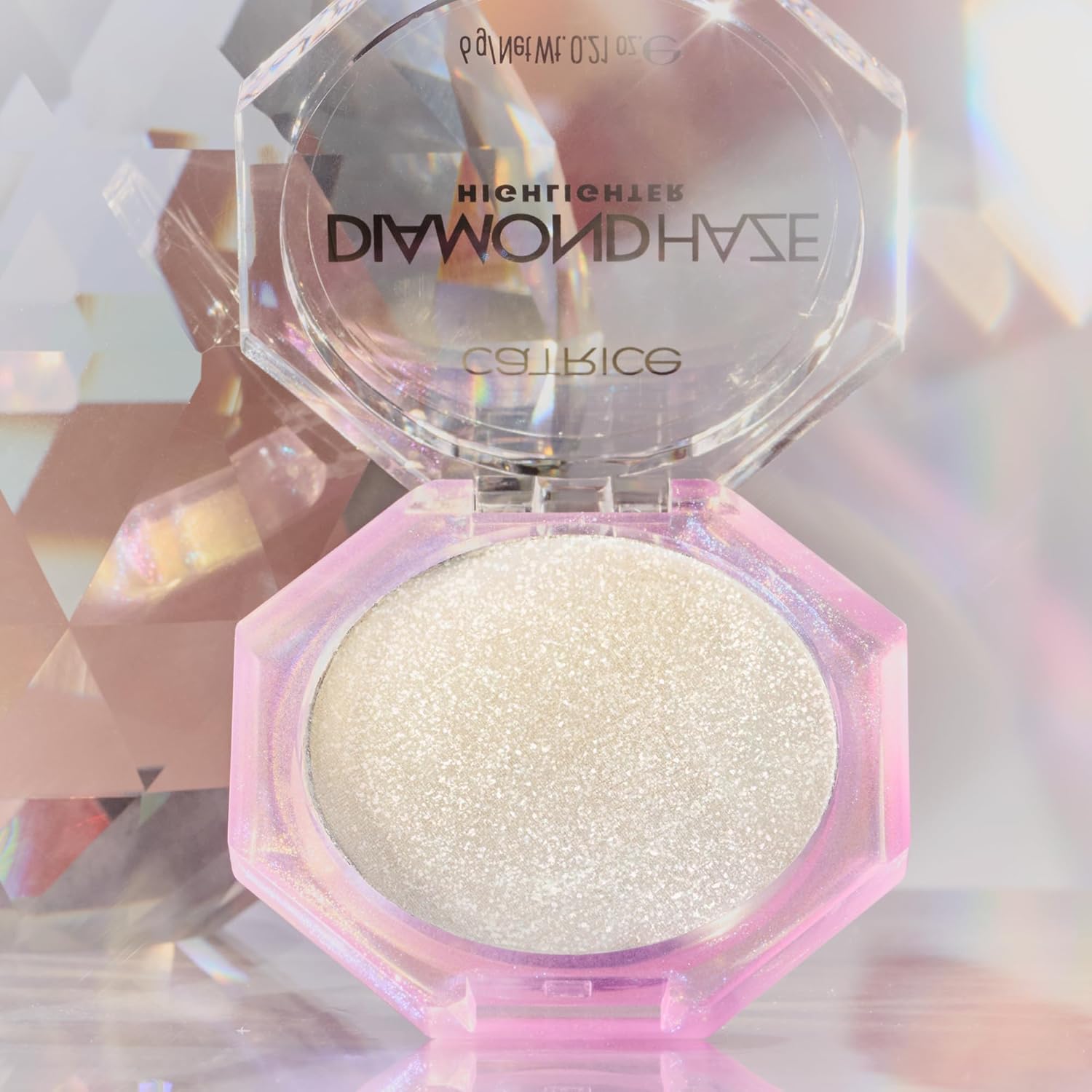 Catrice | Diamond Haze Highlighter (010 Gimme Glitter) | Stunning 3D Shimmer Effect for Face & Body | Silky, Buildable Glow | Vegan & Cruelty Free - Image 10