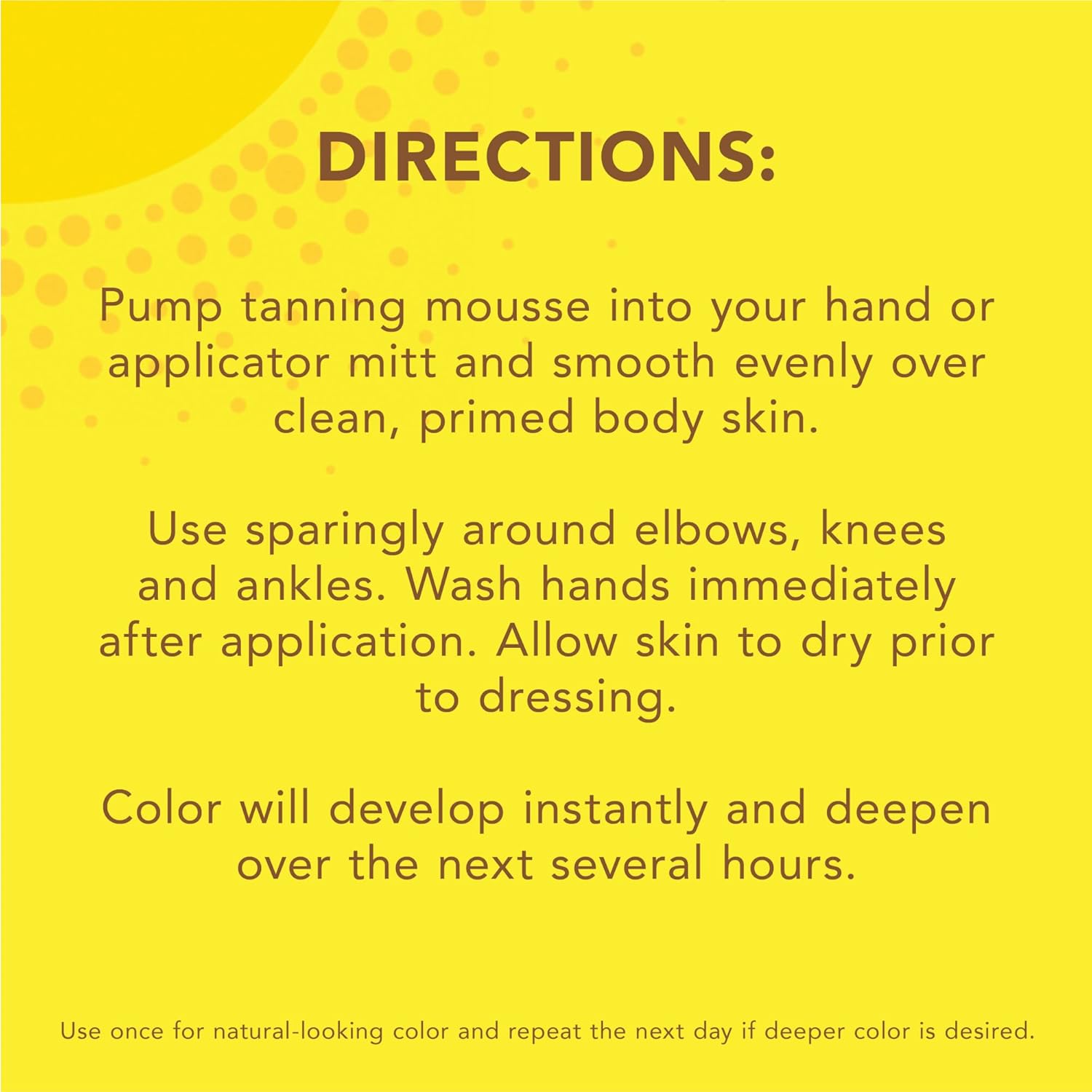 Jergens Natural Glow Instant Sun Body Mousse, Self Tanner for Light Bronze Tan, Sunless Tanning Body Bronzer for Natural Looking Color Instantly, 6 Oz - Image 8