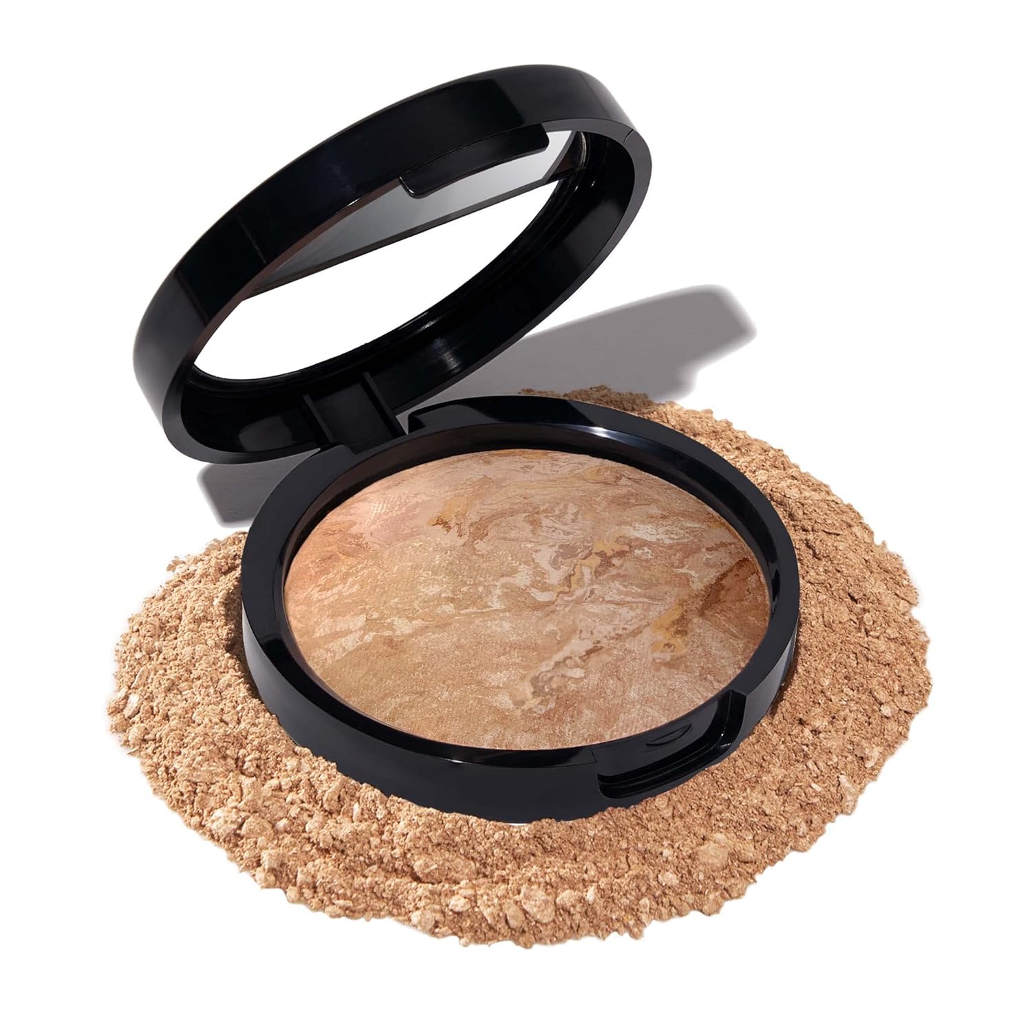LAURA GELLER NEW YORK Award-Winning Baked Balance-n-Brighten Color Correcting Powder Foundation - Medium - Buildable Light to Medium Coverage - Demi-Matte Natural Finish - Image 2