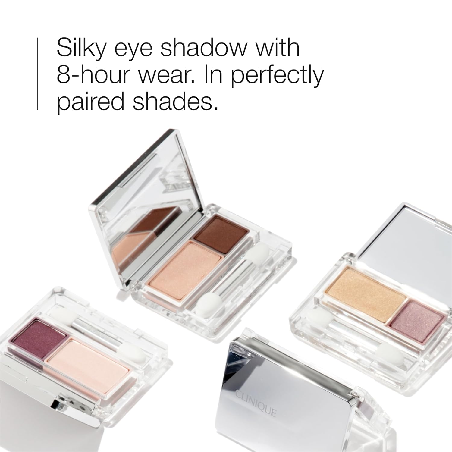 Clinique All About Shadow Duo Eye Shadow Makeup | Safe For Sensitive Eyes | Buildable + Long-Wearing Color | Smooth, Easy Application | Buildable + Long-Wearing Color | Smooth, Easy Application - Image 4