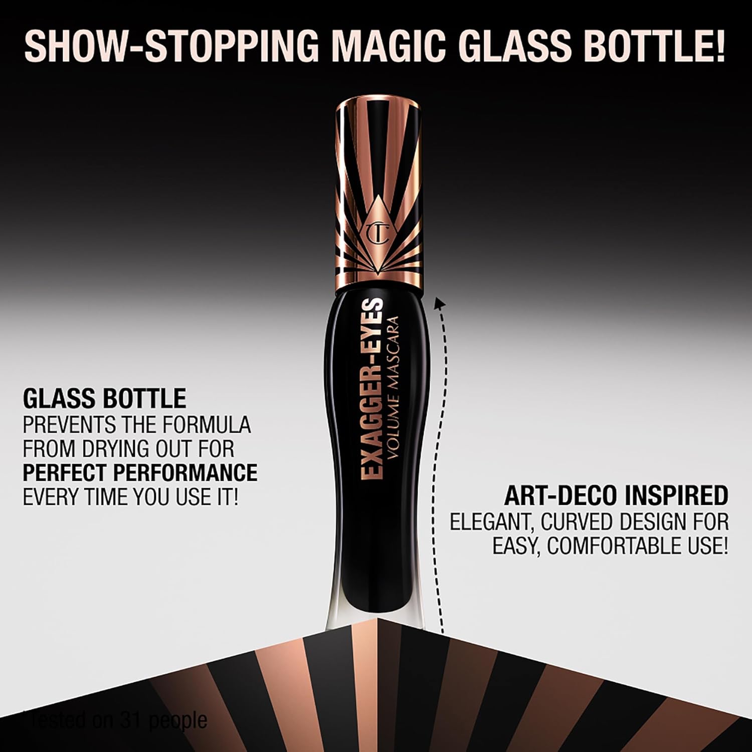 Charlotte Tilbury Exagger-Eyes Instant Volume Mascara Makeup – Volumizing, Lengthening, No-Clump Mascara with 28-Hour Smudge-Proof & Flake-Proof Wear – All Day Wear Formula - Image 5