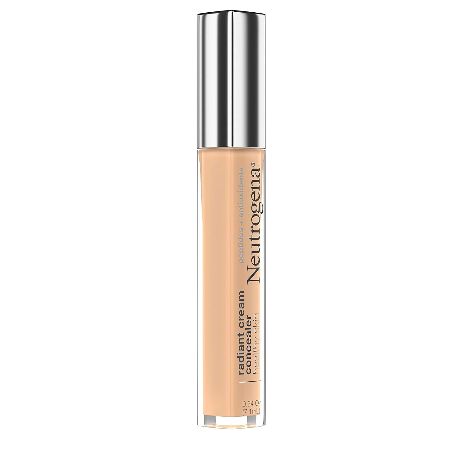Neutrogena Healthy Skin Radiant Brightening Cream Concealer with Peptides & Vitamin E Antioxidant,Lightweight Perfecting Concealer Cream,Non-Comedogenic,Sugar Light 03 with warm undertones,0.24 oz - Image 13
