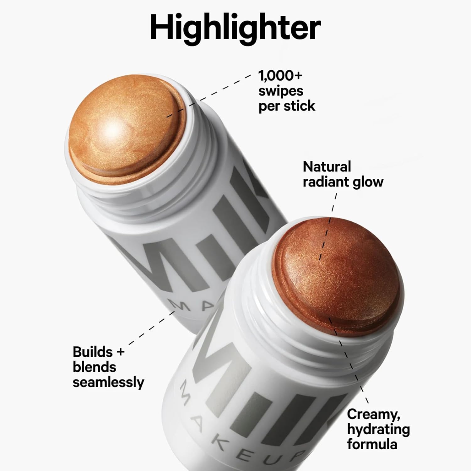 Milk Makeup Highlighter – Cream Highlighter Stick for Face + Body with Radiant, Shimmery Glow – Buildable, Blendable, Vegan Formula for All Skin Types - Image 3