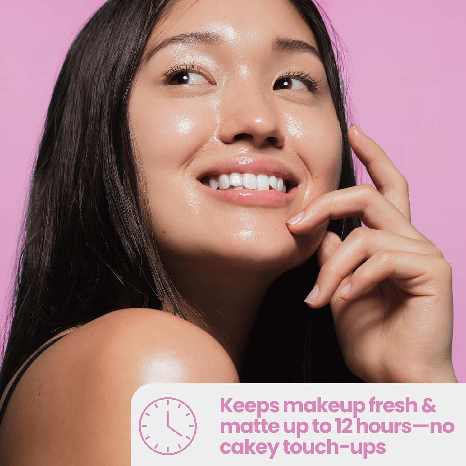 Matte Makeup Setting Spray | Mattifying Lock In Makeup Mist Keeps Fresh All Day | Add Vibrance & Shine to Your Look | Oil-Free Vegan Formula for All Skin Types | 4 oz - Image 4