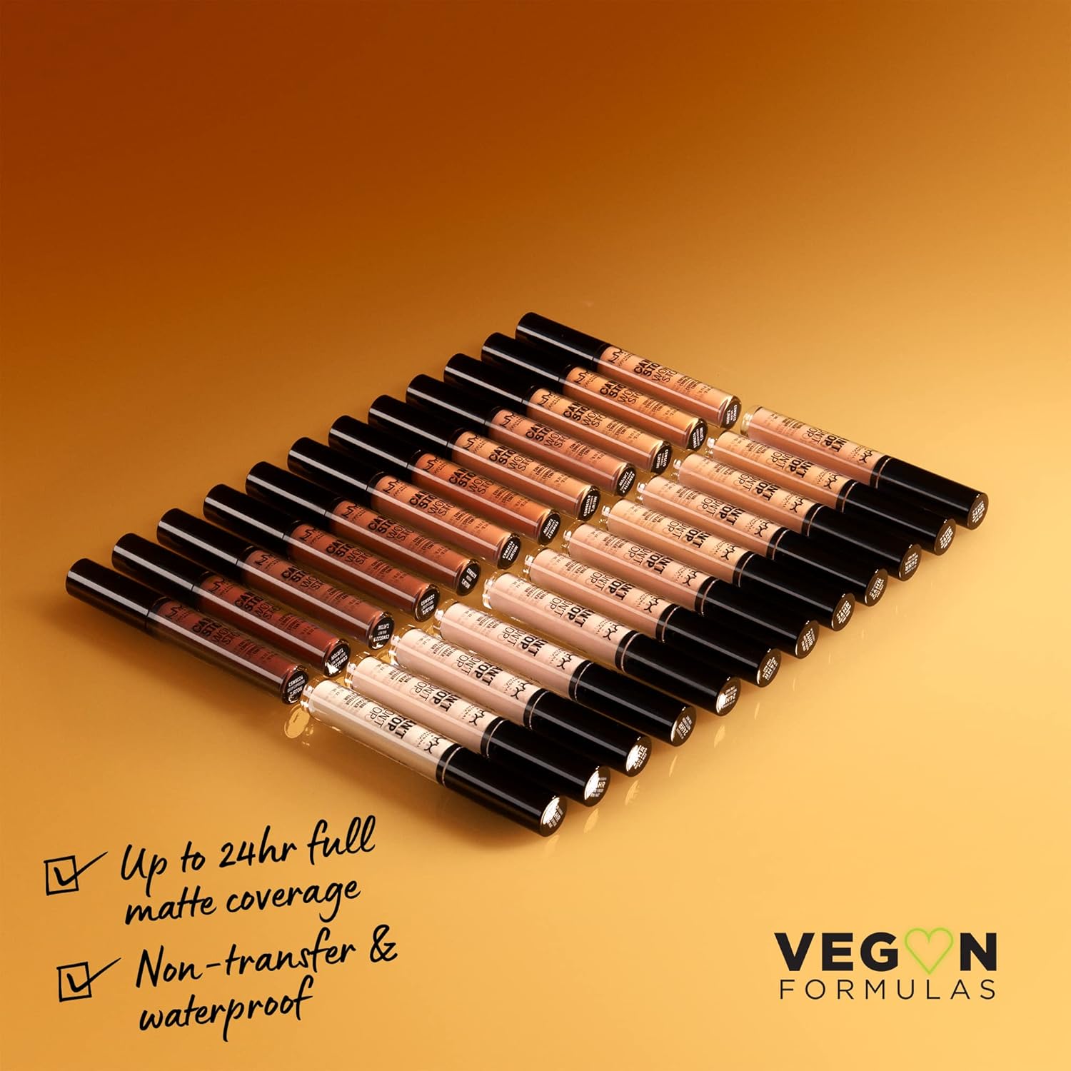 NYX PROFESSIONAL MAKEUP Can't Stop Won't Stop Contour Concealer, 24h Full Coverage Matte Finish - Natural - Image 3