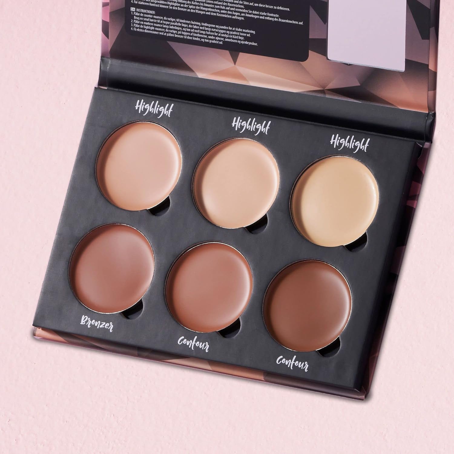 W7 Lift & Sculpt Cream Contour Kit - Concealing, Highlighting & Contouring Makeup Palette - Step-by-Step Instructions Included - Image 6