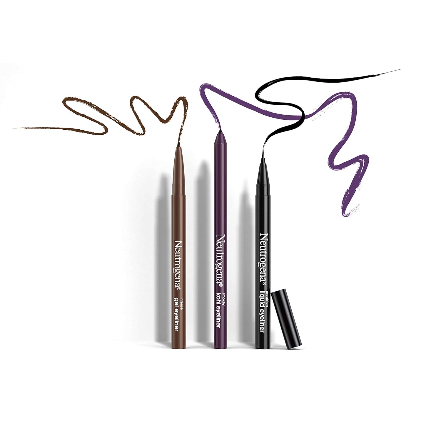 Neutrogena Smokey Kohl Eyeliner with Antioxidant Vitamin E, Water-Resistant & Smooth-Gliding Eyeliner Makeup, Smokey Gray, 0.014 oz - Image 6