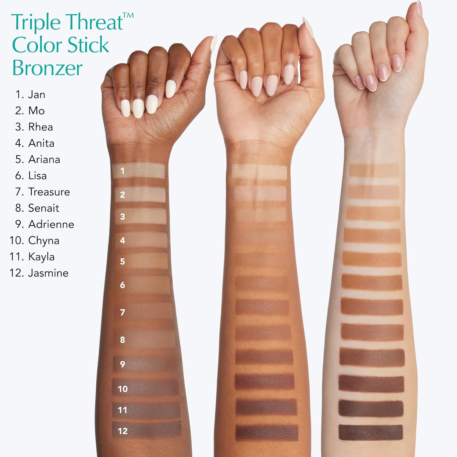 Thrive Causemetics Triple Threat Color Stick: Cream Bronzer & Contour Stick with Vitamin E, Evening Primrose Oil, Waterproof Smudge Proof Face Makeup, Anita (Light Medium Neutral) - Image 6
