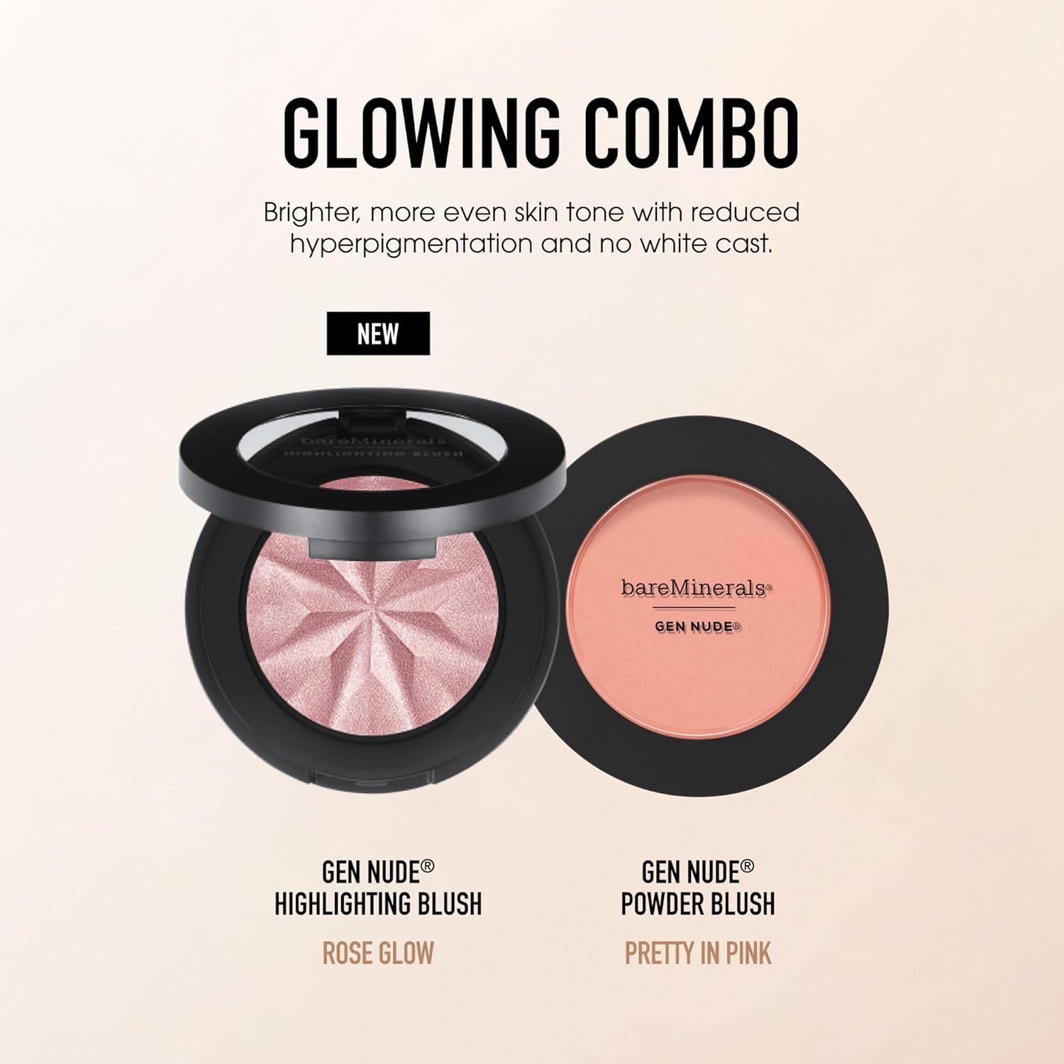 bareMinerals Gen Nude Highlighting Blush, 2-in-1 Blush & Highlighter Hybrid, Silky Blendable Face Makeup, All-Day Wear, Luminous Finish, Talc-Free, Vegan - Image 7