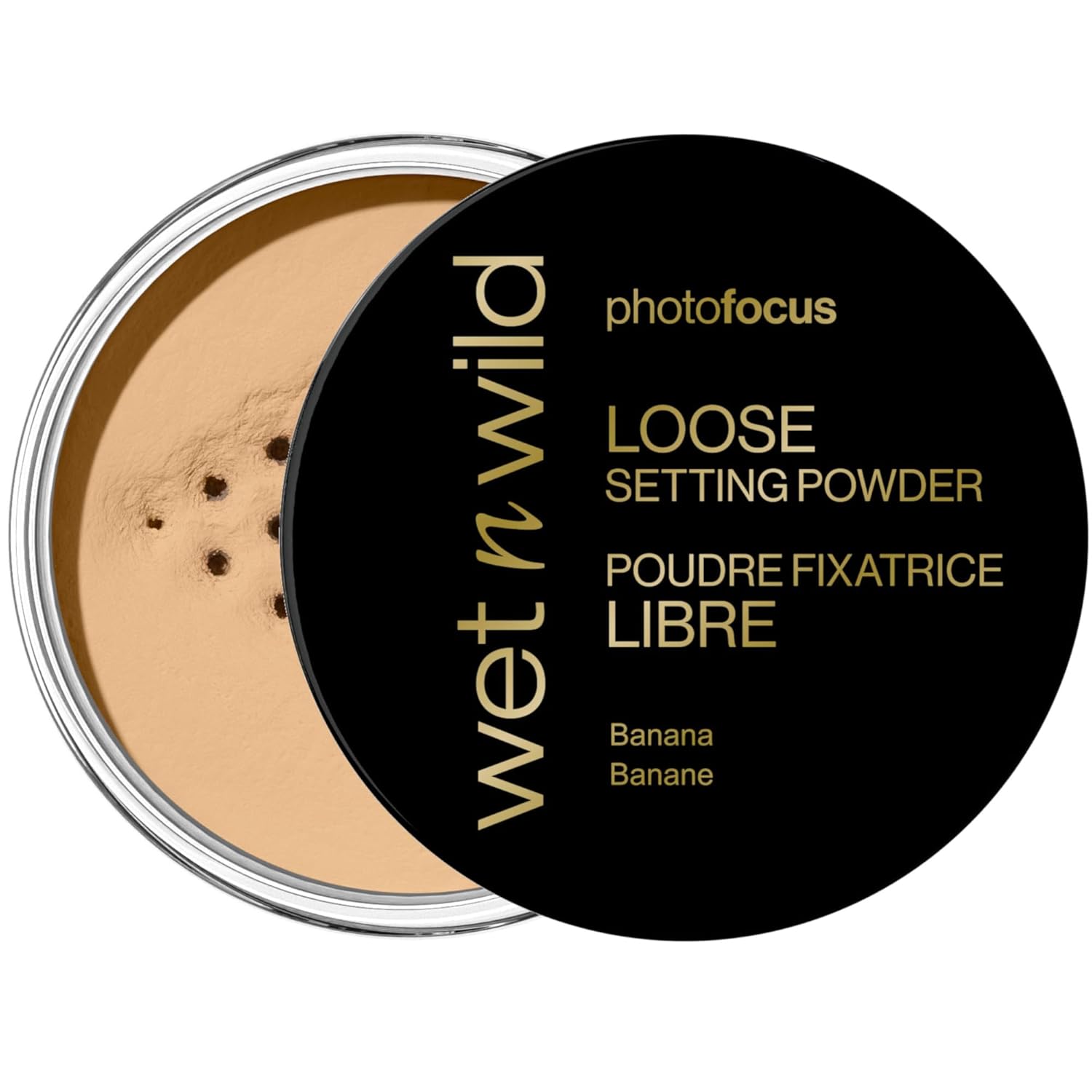 wet n wild Photo Focus Loose Baking Setting Powder, Highlighter Makeup, Suitable for All Skin Tones - Banana - Image 2