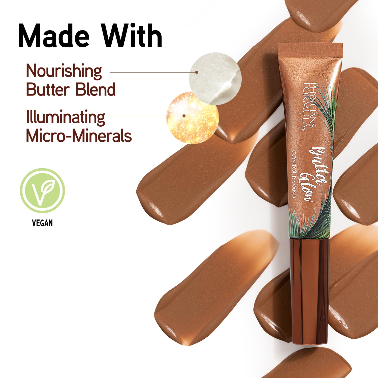 Physicians Formula Butter Glow Contour Wand, Easy Application for Instant Definition, Luxuriously Nourishing & Creamy - Fair to Light - Image 6