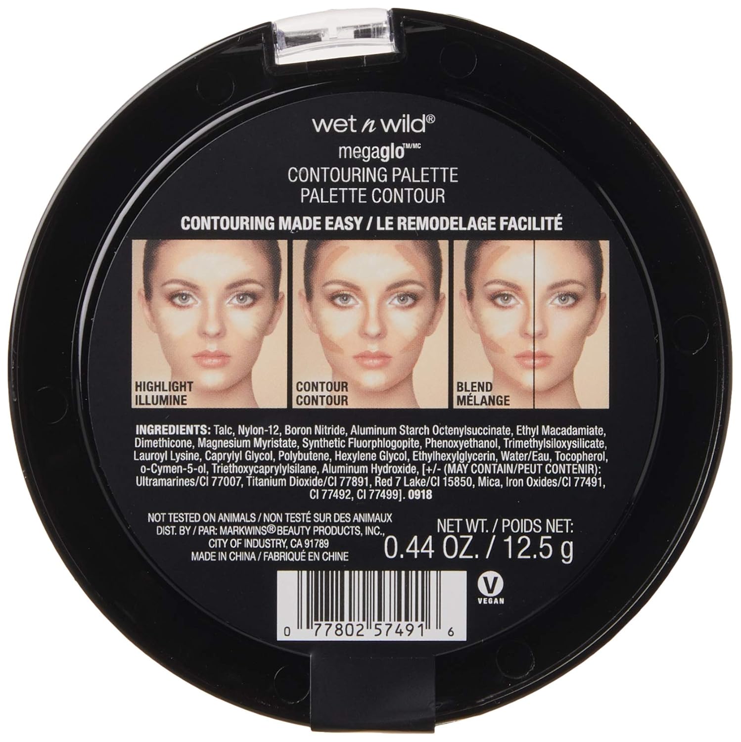 wet n wild MegaGlo Contour Palette, Dulce De Leche | Contouring Powder Face Kit | Flawlessly Sculpted Face - Image 3