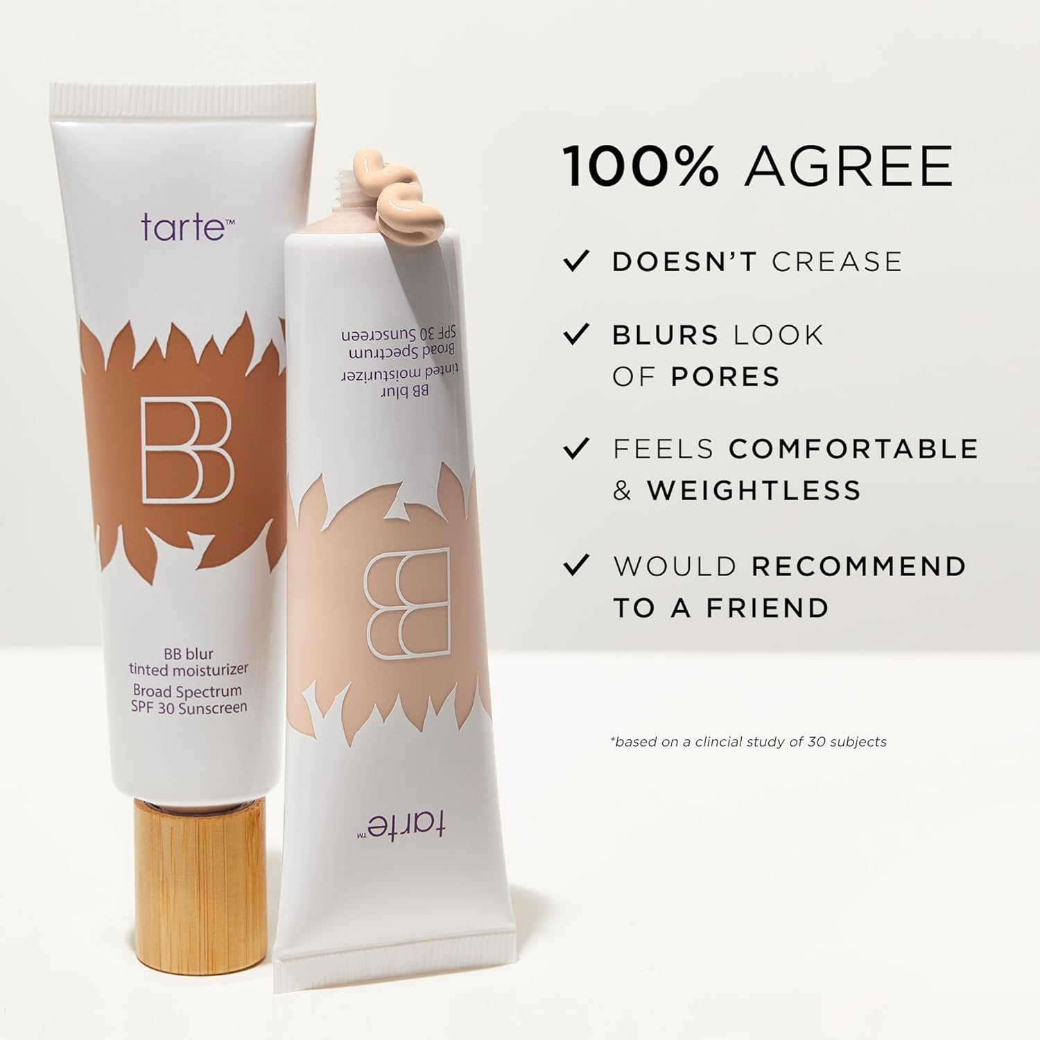 tarte BB blur tinted moisturizer Broad Spectrum SPF 30 – Medium Buildable Coverage with Natural Lightweight Matte Finish, Vegan & Cruelty Free - Image 5