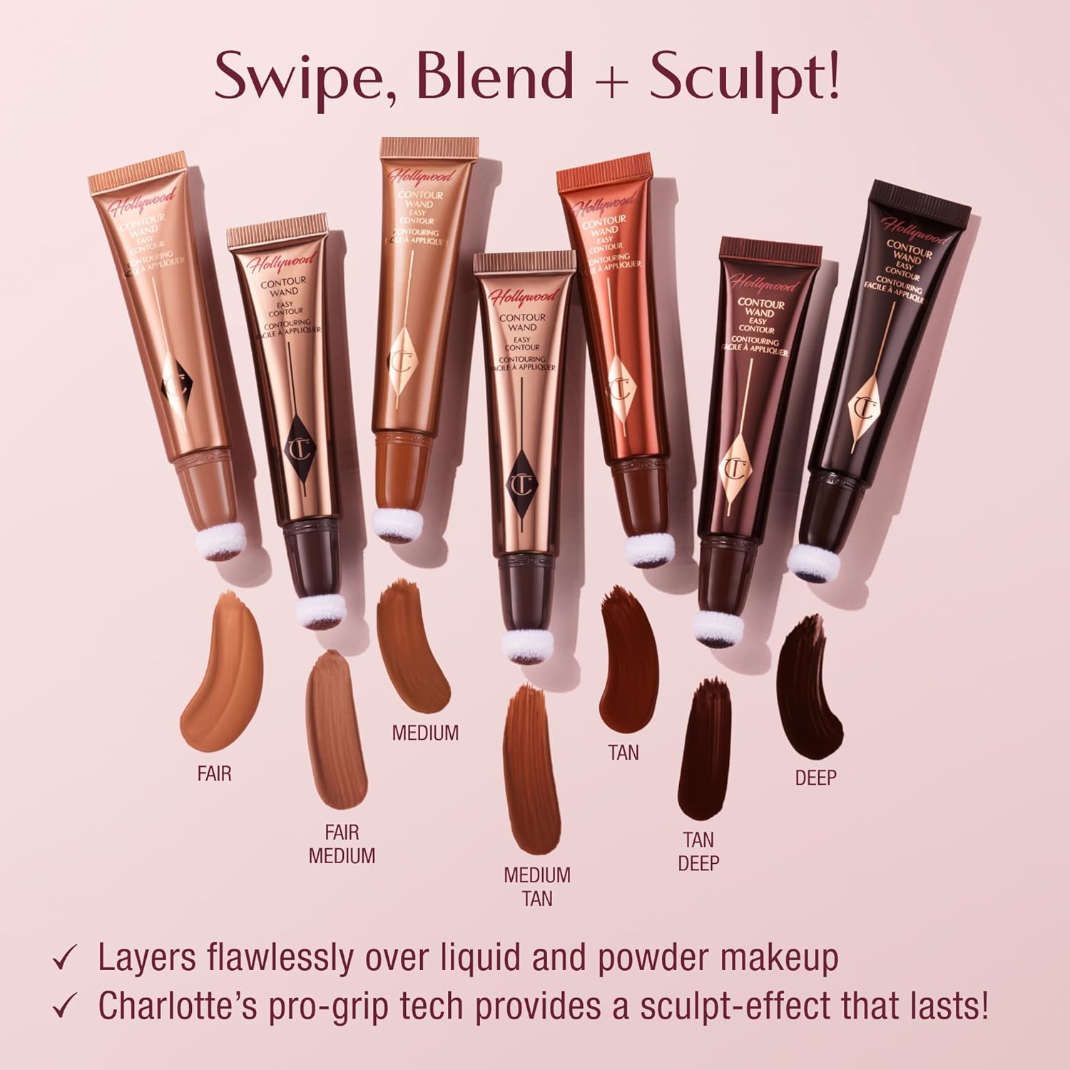 Charlotte Tilbury Hollywood Liquid Contour Wand - Easy-to-Use Contour Stick & Liquid Bronzer for Sculpting & Shaping - Leaves a Natural-Looking Sculpted Finish - Image 11