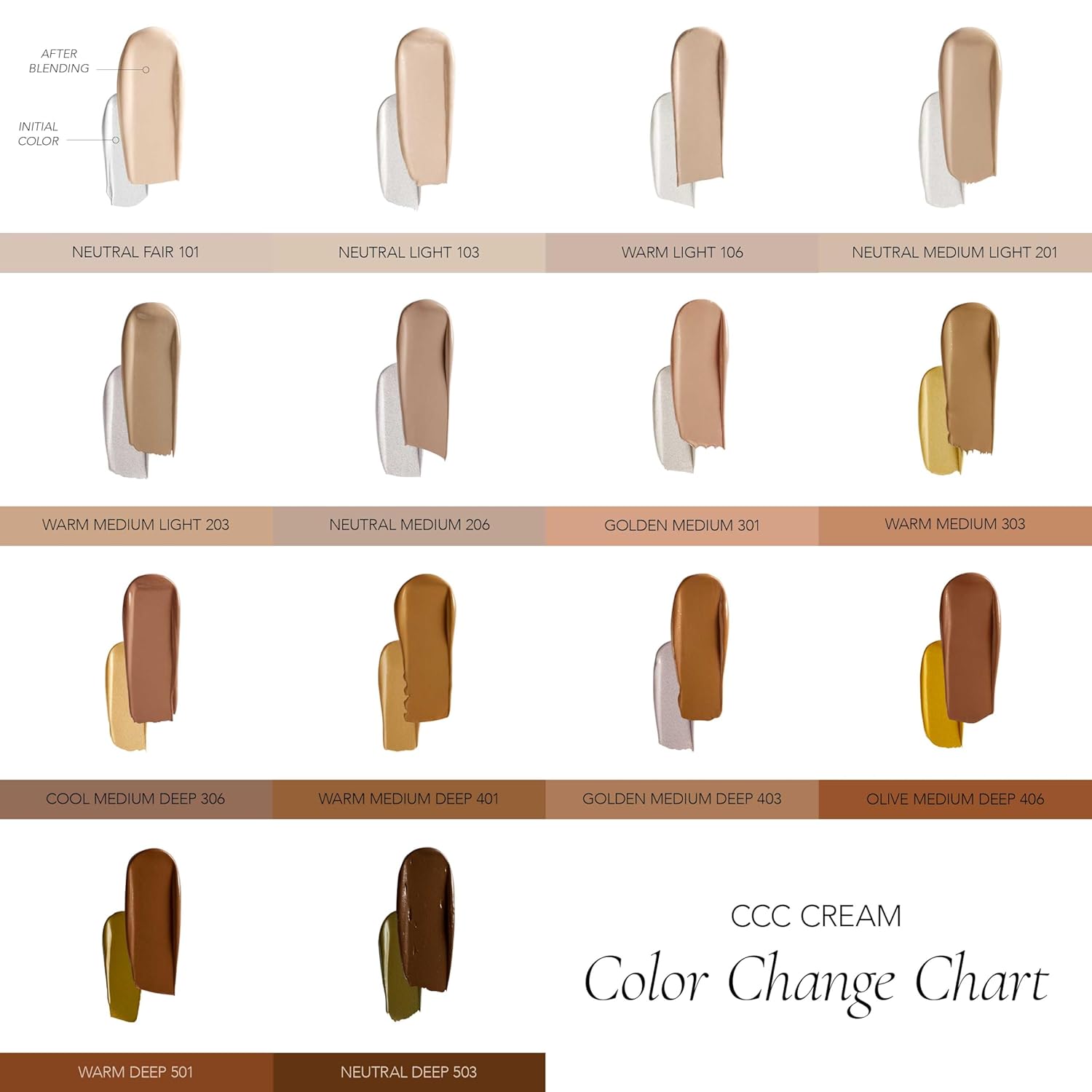 CLE Cosmetics CCC Cream (Neutral Medium Light 201 / SPF 50) - Color Correcting With Sunscreen - Lightweight, Hydrating Foundation - BB & CC Hybrid - Light to Medium Coverage - 1 fl oz - Image 8