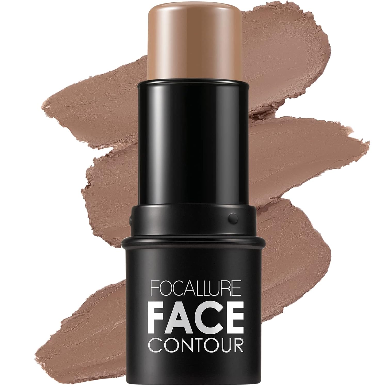 FOCALLURE Cream Contour Stick, Matte Bronzer Stick, Professional Face Shaping & Contouring Stick Makeup, Easy to Apply with Buildable Coverage, Long Lasting & Sweatproof, MOCHA - Image 2