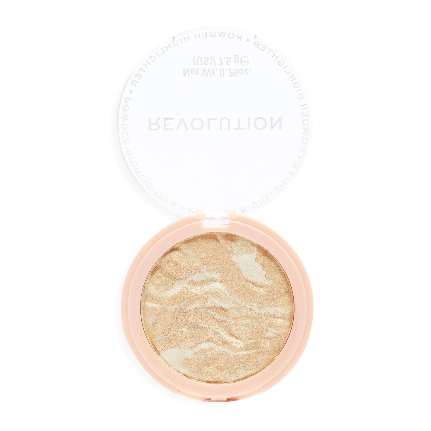 Revolution, Reloaded Pressed Powder Highlighter, Intensely Pigmented for a High Impact Dewy Finish, Raise The Bar, 0.22 Oz - Image 2