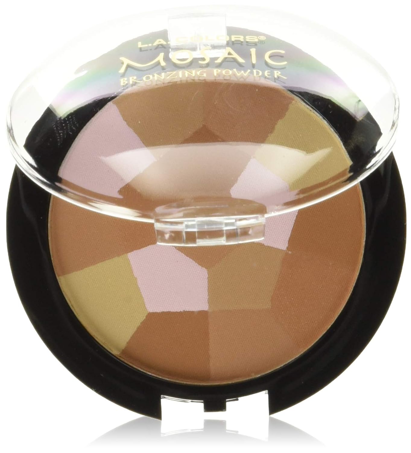 L.A. COLORS HD Mosaic Bronzer (carded), Sun-Kissed Bronze CBMP270 - Image 2