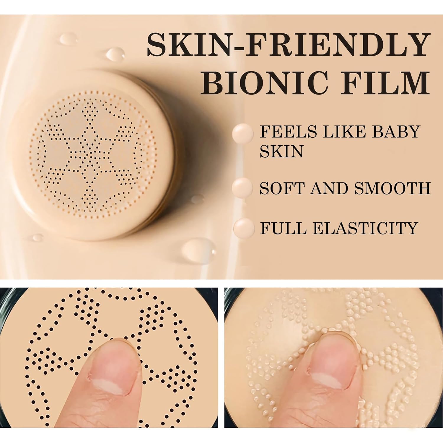 Air Cushion CC Cream Foundation Makeup, BB Cream Makeup, Color Correcting CC Cream, Tattoo Cover Up Makeup, Natural Full Coverage Foundation, Moisturizing Concealer Brighten,Even Skin Tone (Natural) - Image 8