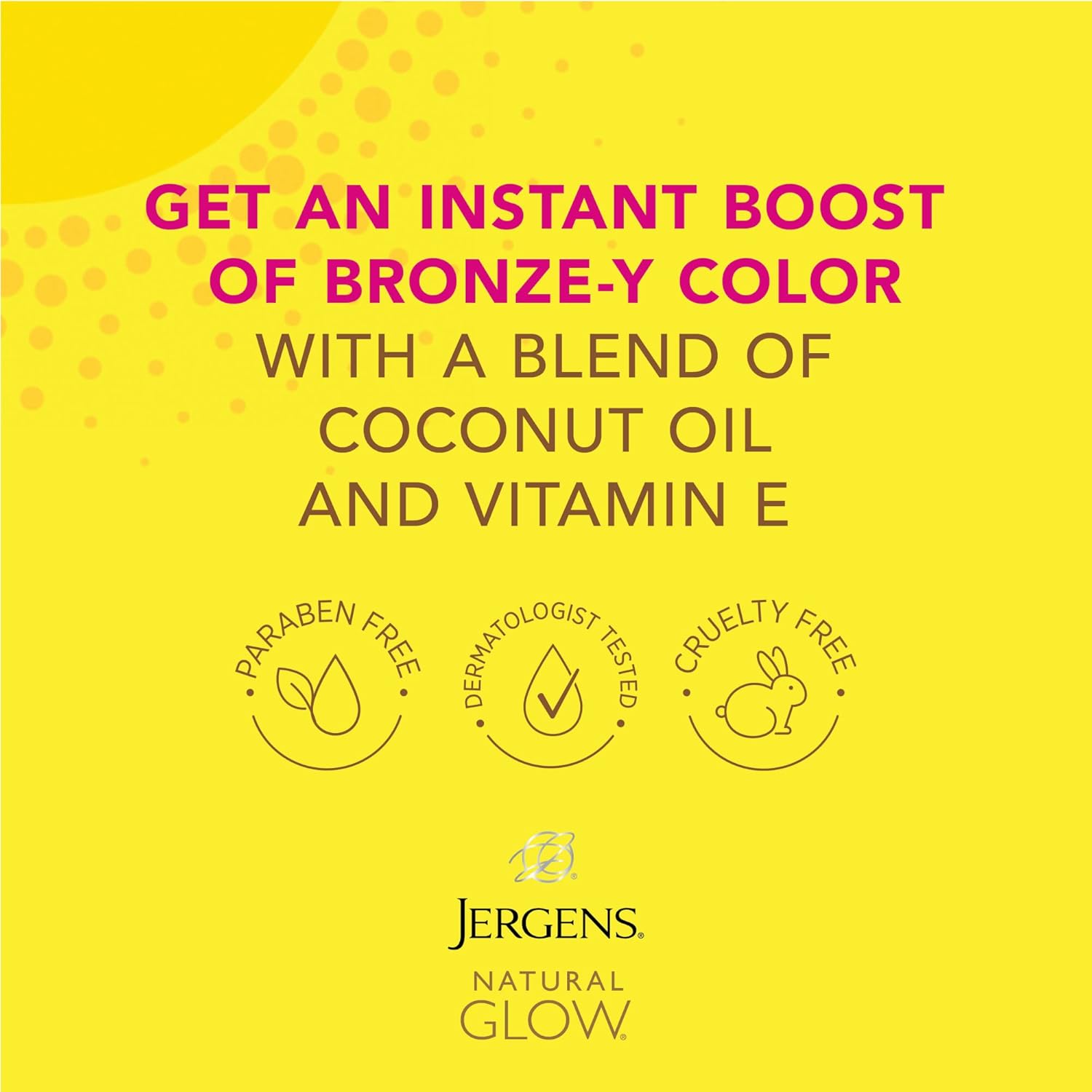 Jergens Natural Glow Instant Sun Tanning Moisturizer + Bronzer, Lightweight Sunless Tanning for Natural-Looking Color, Deep Bronze, 6 Oz - Image 4