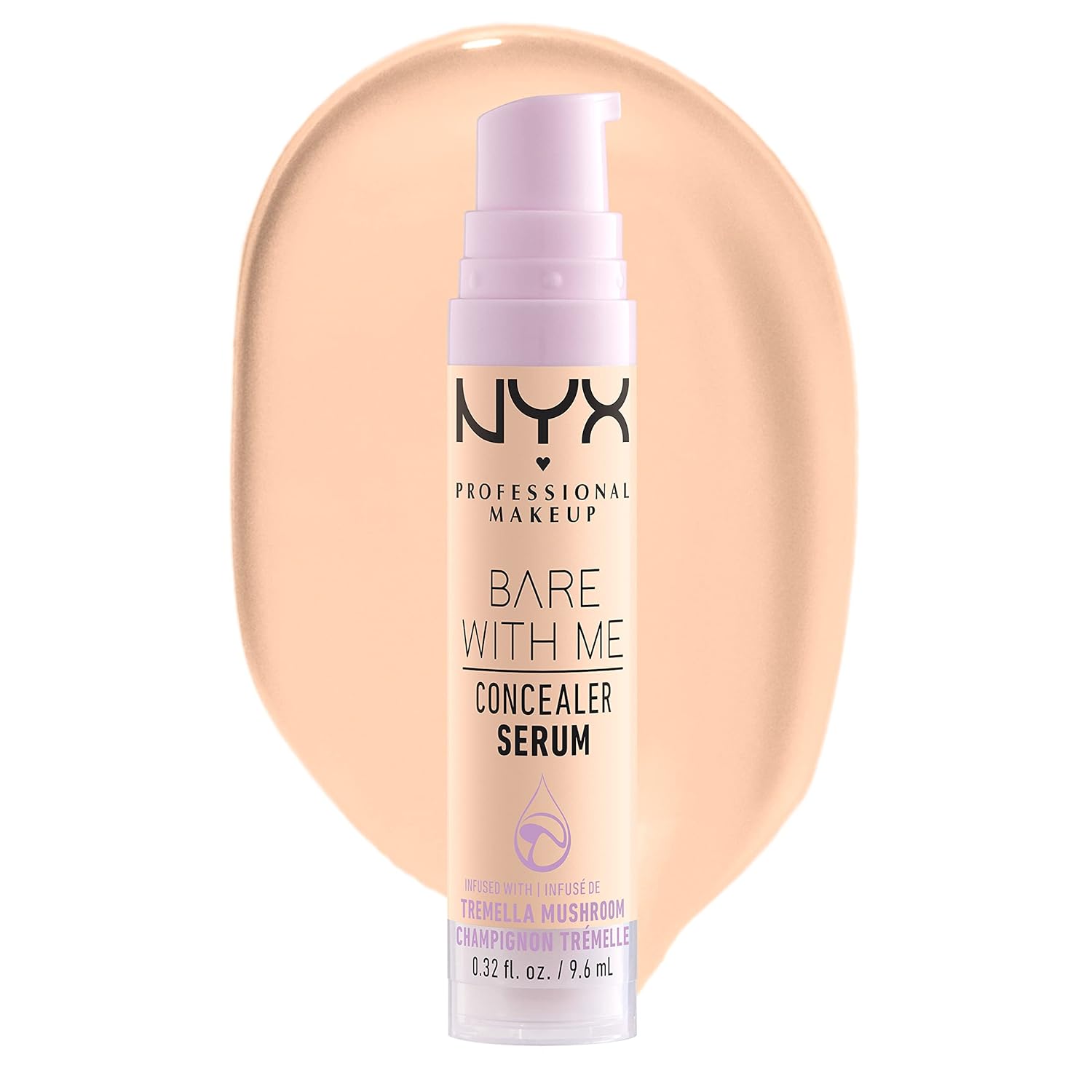 NYX PROFESSIONAL MAKEUP Bare With Me Concealer Serum, Concealer Makeup For Up To 24Hr Hydration - Fair - Image 2