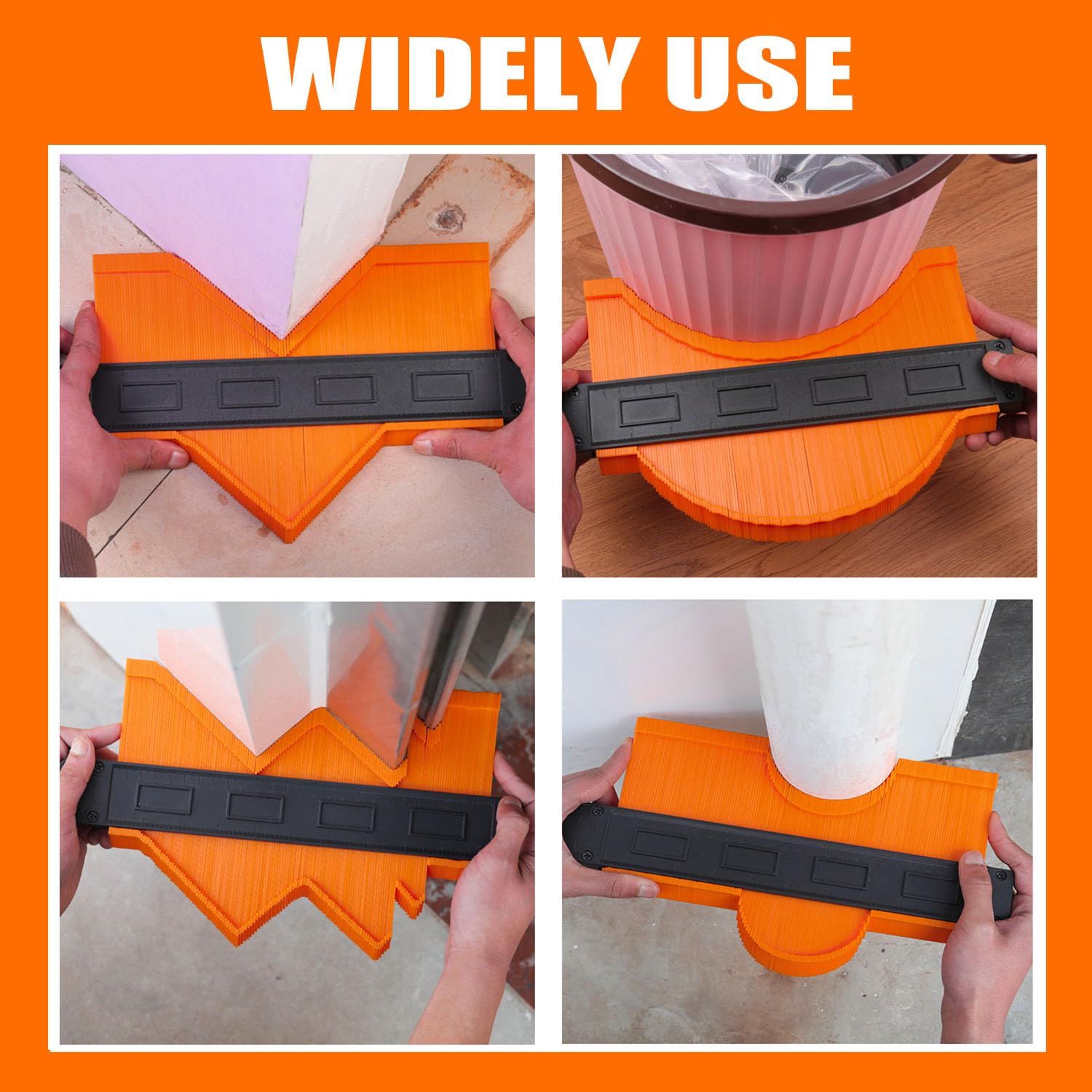 Zozen 2Pack Contour Gauge, Engraved Scale - Not Fade, 10'' and 6'' Contour Gauge Profile Tool Duplicator with Lock, Measure Copy Tool, Cool Gadgets for Men, Gifts for Men Dad Husband. - Image 4