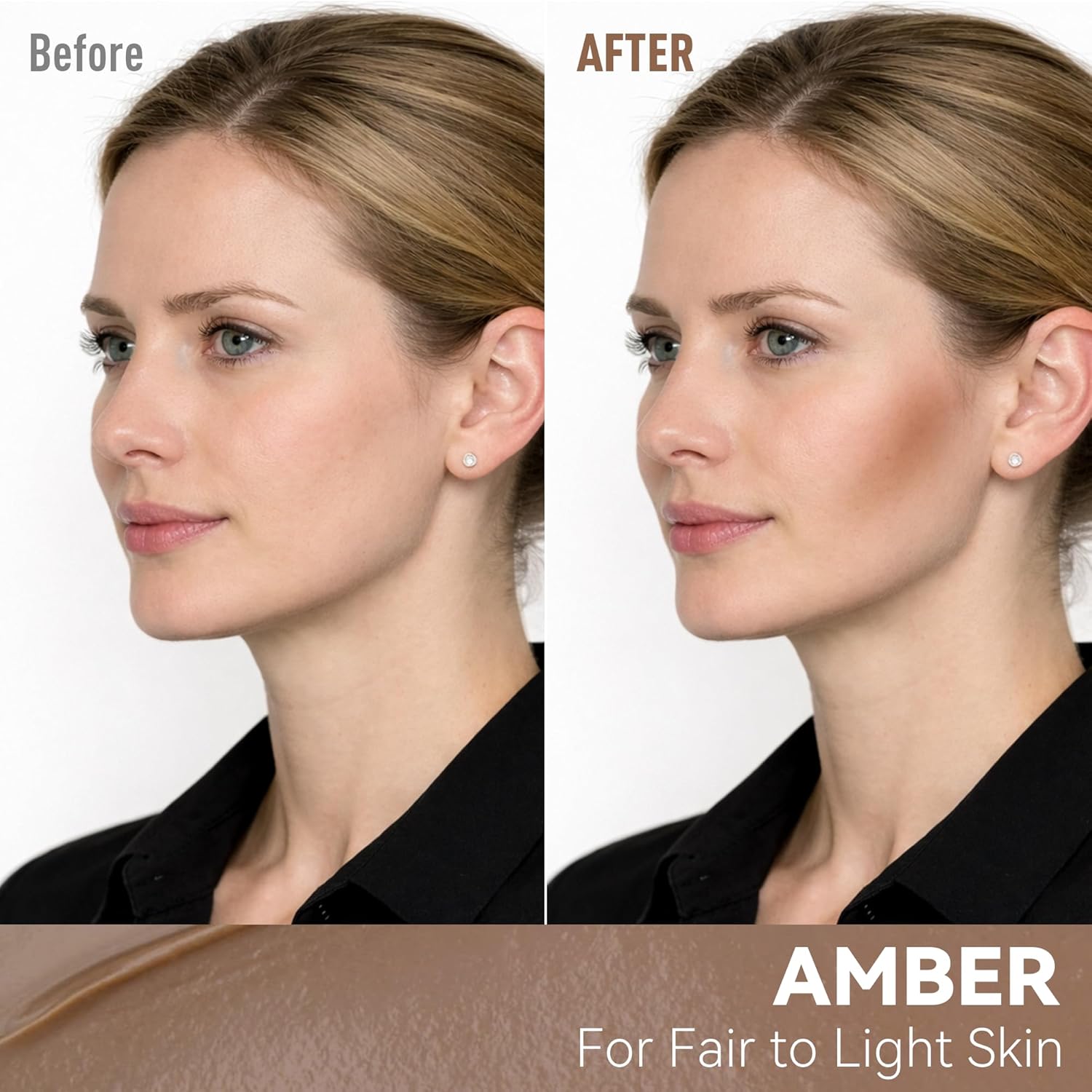 FV Cool Toned Contour Stick, Creamy & Blendable Formula, Highly Pigmented, Long-Lasting for a Natural, Waterproof Finish, Face Sculpting Makeup for Fair/Light Skin, Beginner Friendly, 01 Amber - Image 3