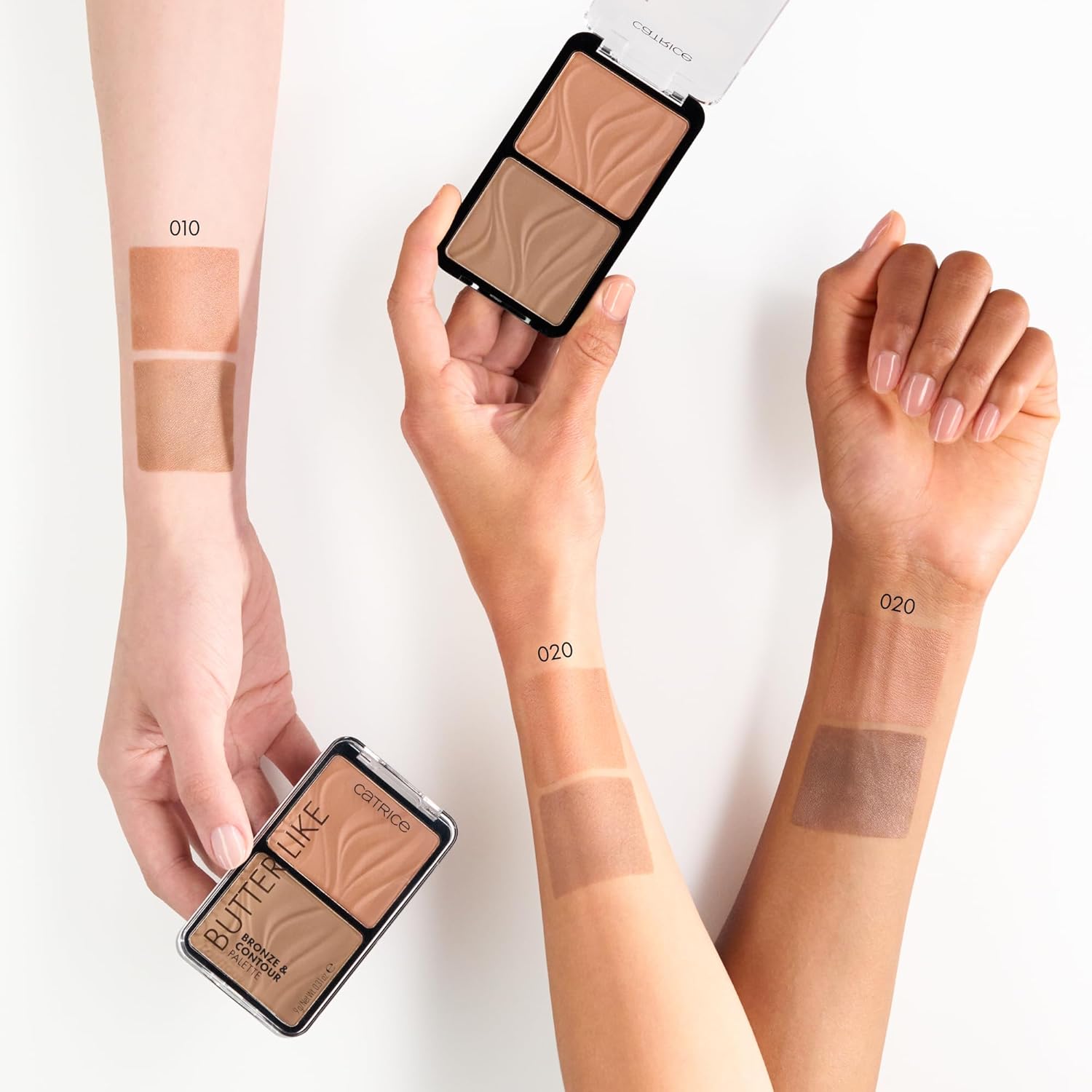 Catrice Butter Like Bronze & Contour Palette | 2-in-1 Ultra-Blendable Bronzer & Contour Duo | Buttery Powder Texture | Vegan & Cruelty Free (010 | Born To Shape) - Image 5