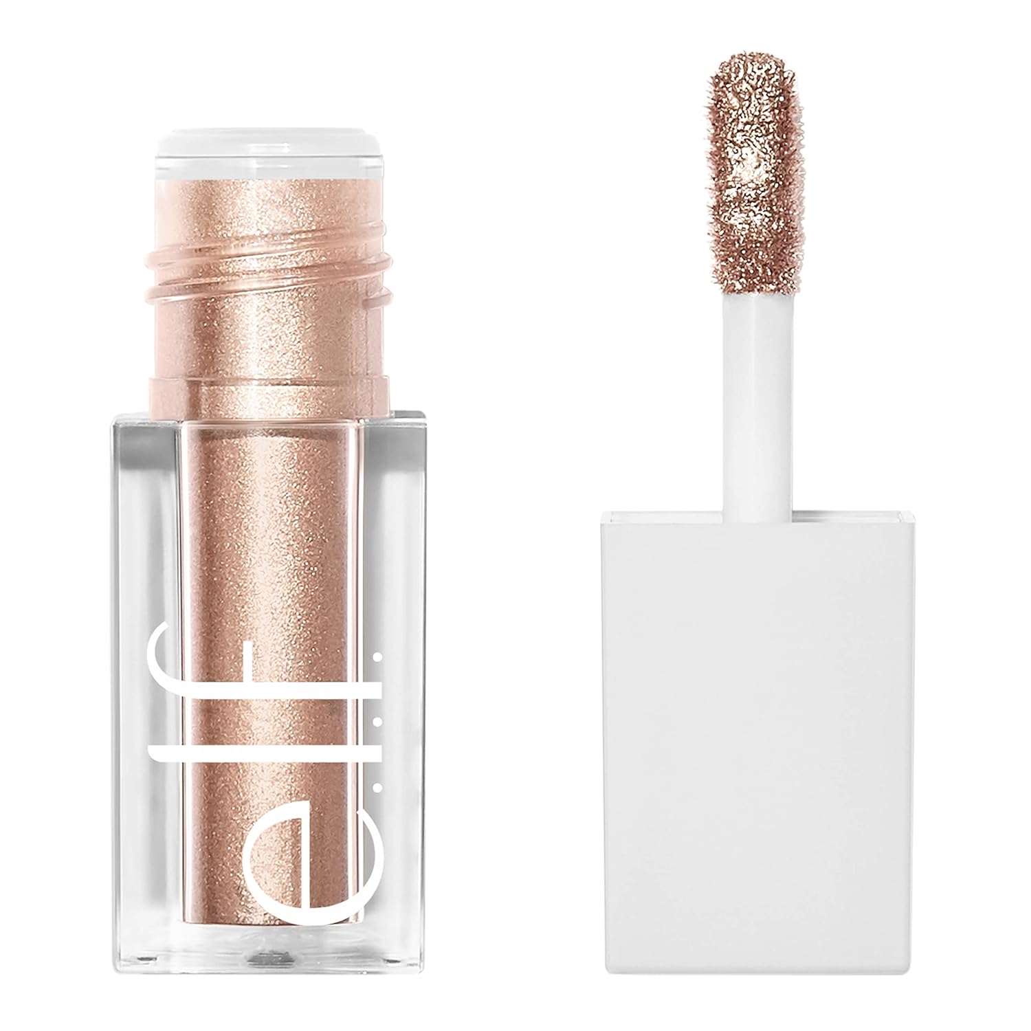 e.l.f. Liquid Metallic Eyeshadow, Gel Formula, Multi-Dimensional Finish For Bold Eye Looks, One-Swipe Coverage, Vegan & Cruelty-Free, Moon, 0.1 Fl Oz - Image 2