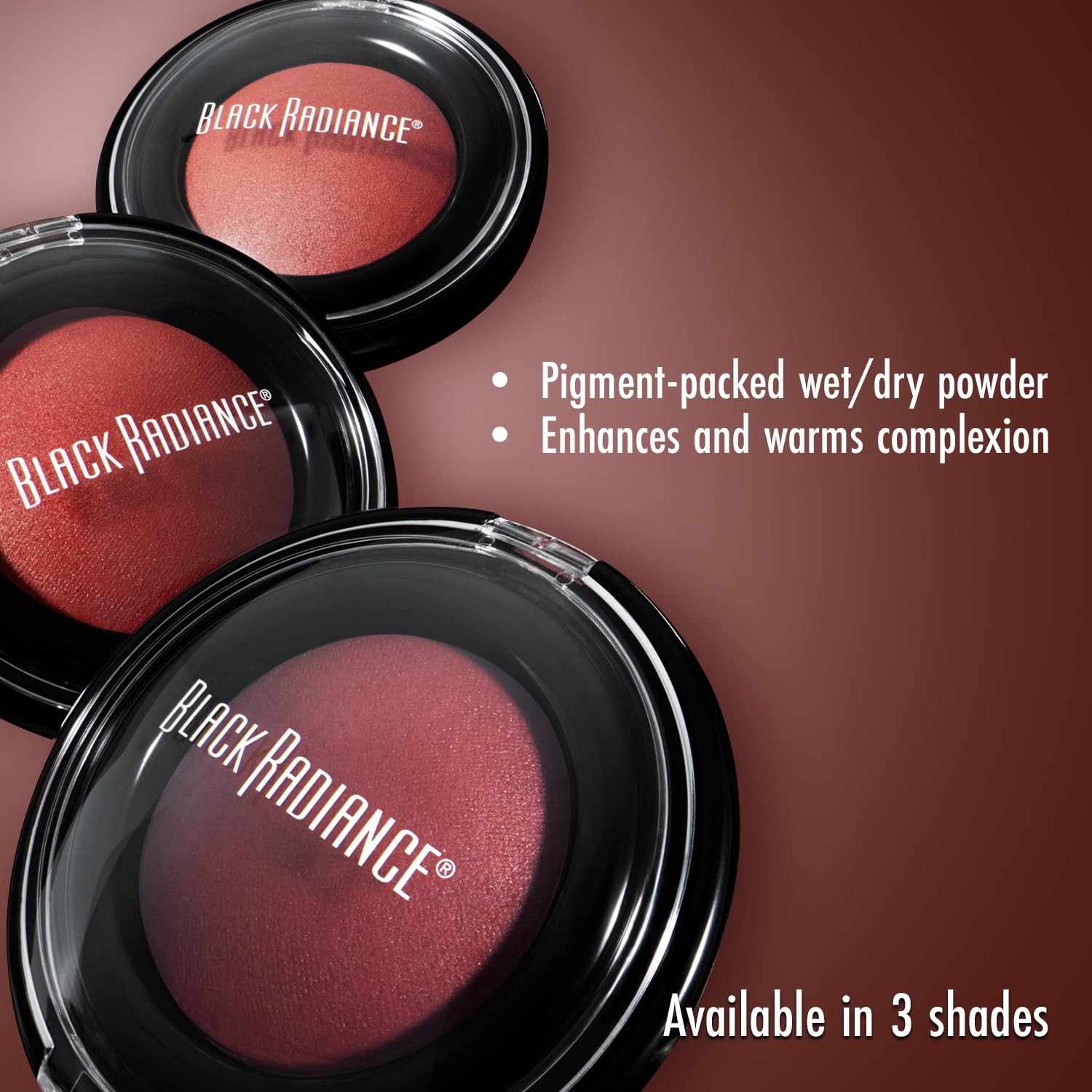 Black Radiance Artisan Color Baked Face Powder Blush Makeup, Red Brick House - Image 3