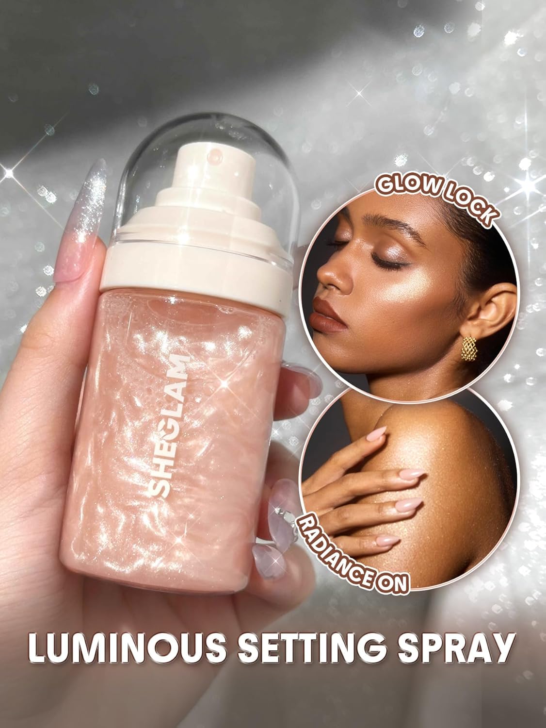 SHEGLAM Light Me Up Luminous Waterproof Makeup Long Lasting Setting Spray - Image 4